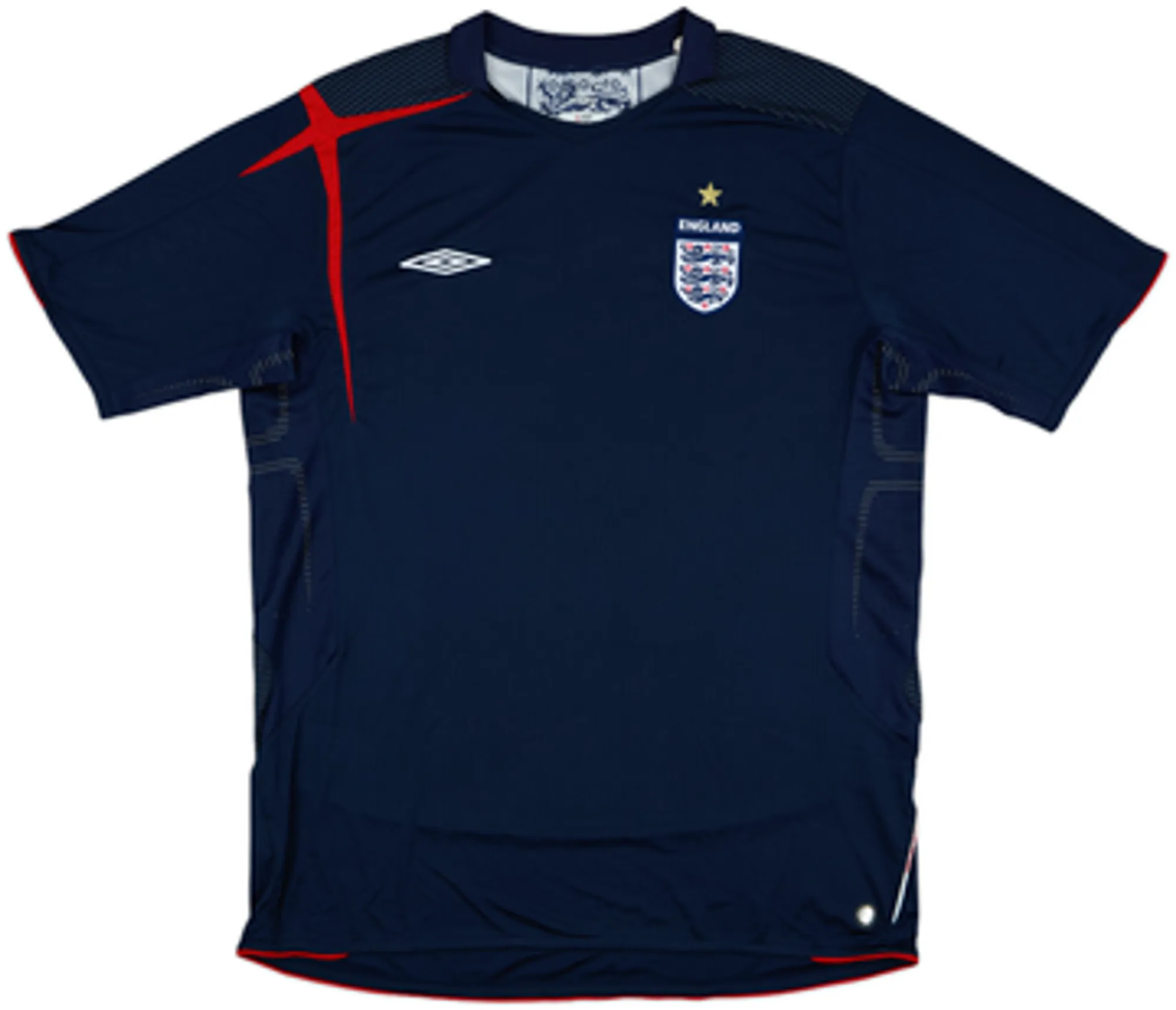 Umbro England Mens SS Goalkeeper Home Shirt 2005