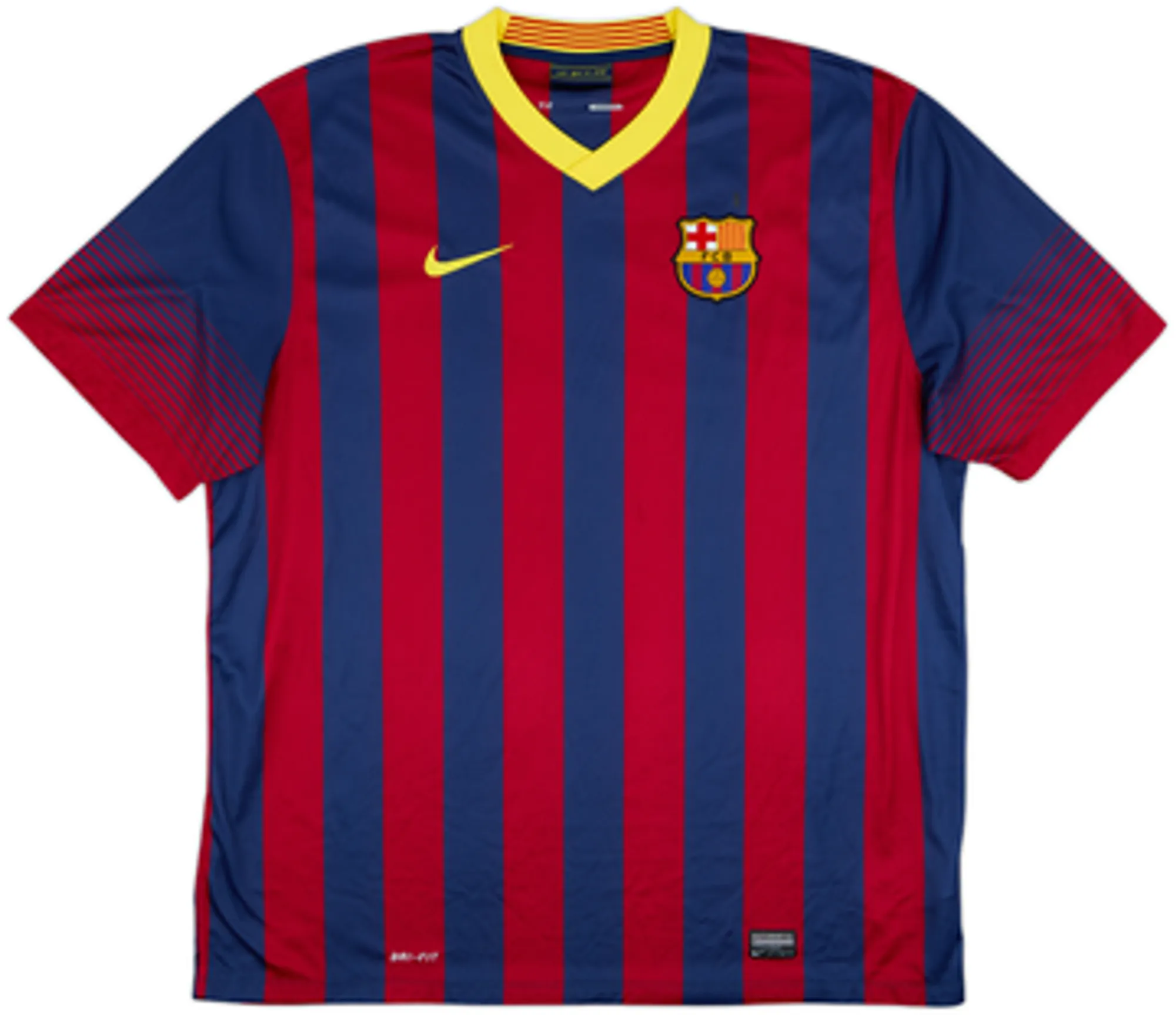 Nike Barcelona Mens SS Home Shirt 2013/14