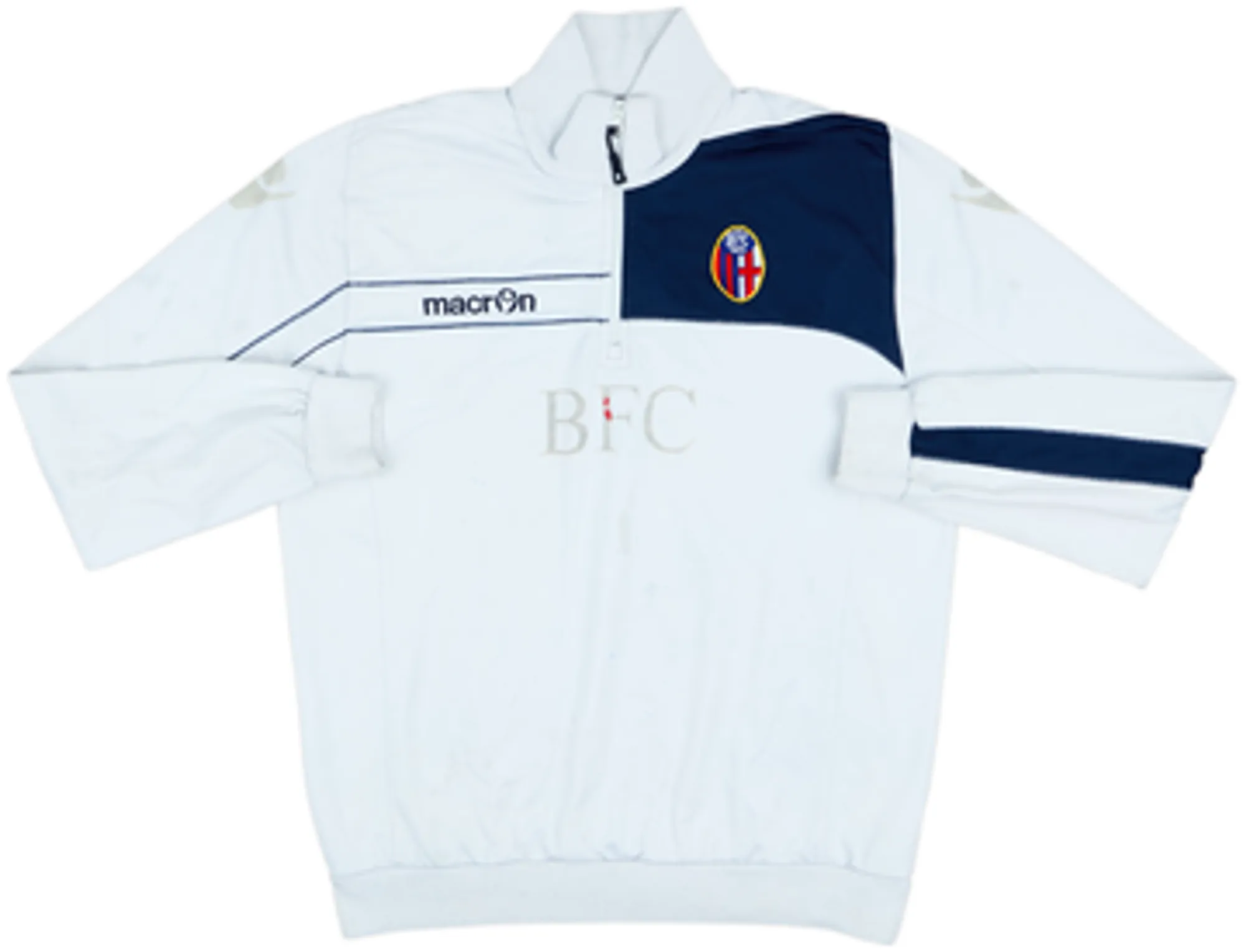 2016-17 Bologna Macron 1/4 Zip Drill Top - 4/10 - (M)