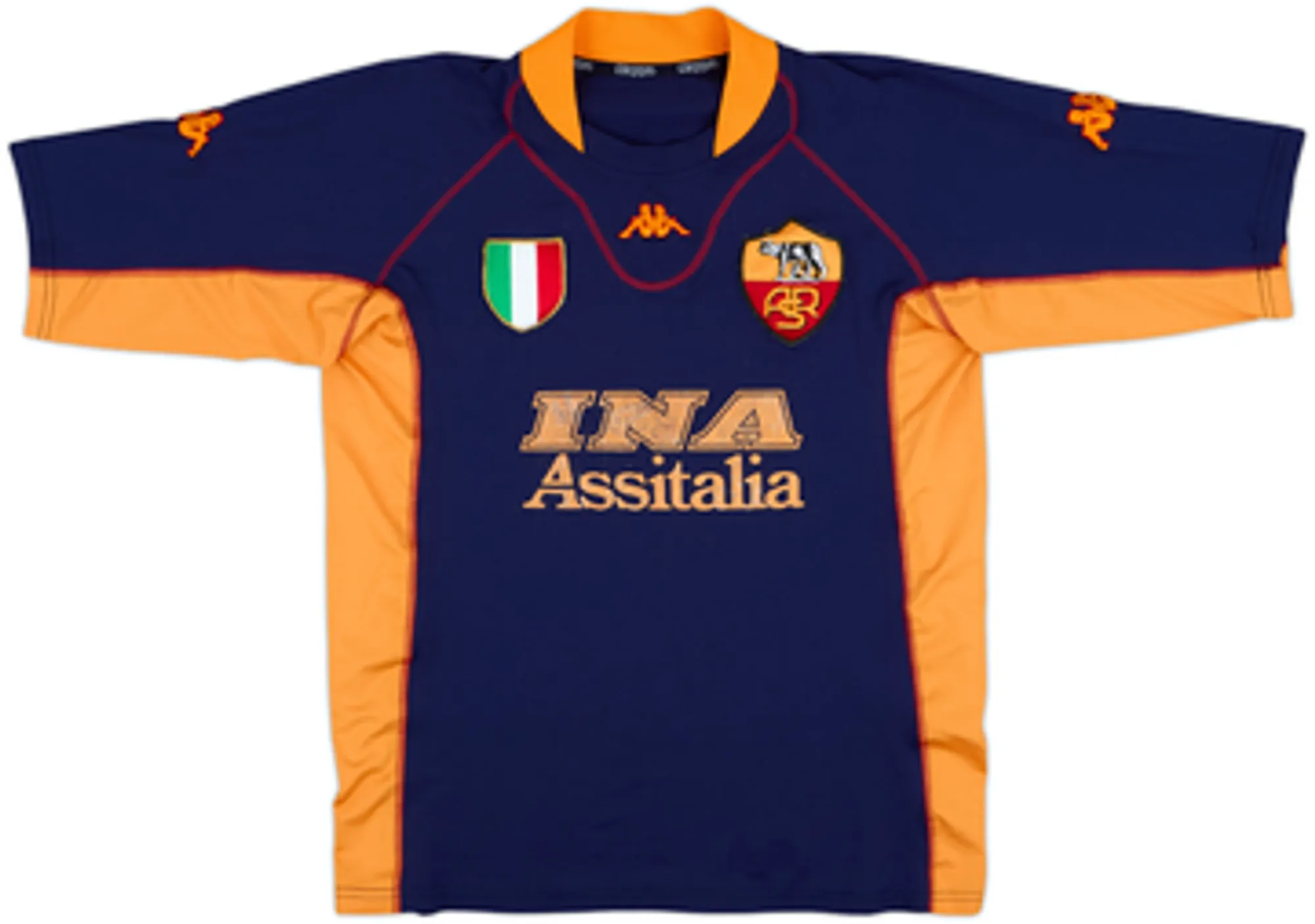 Kappa Roma Mens SS Third Shirt 2001/02