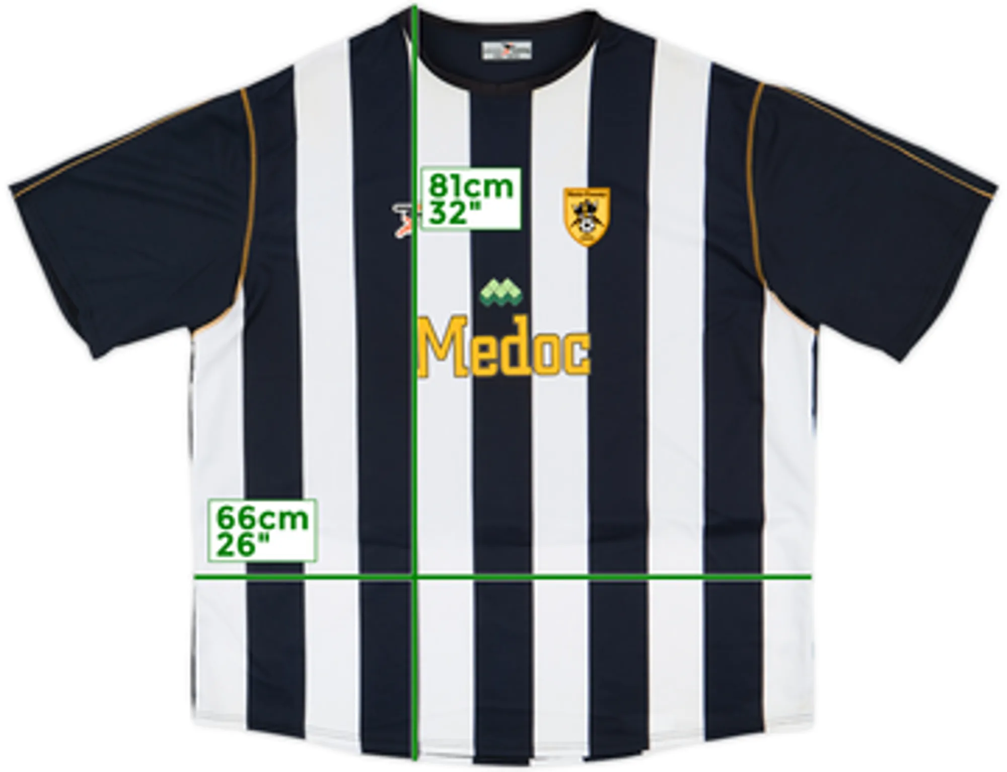Home Notts County Mens SS Home Shirt 2006/07
