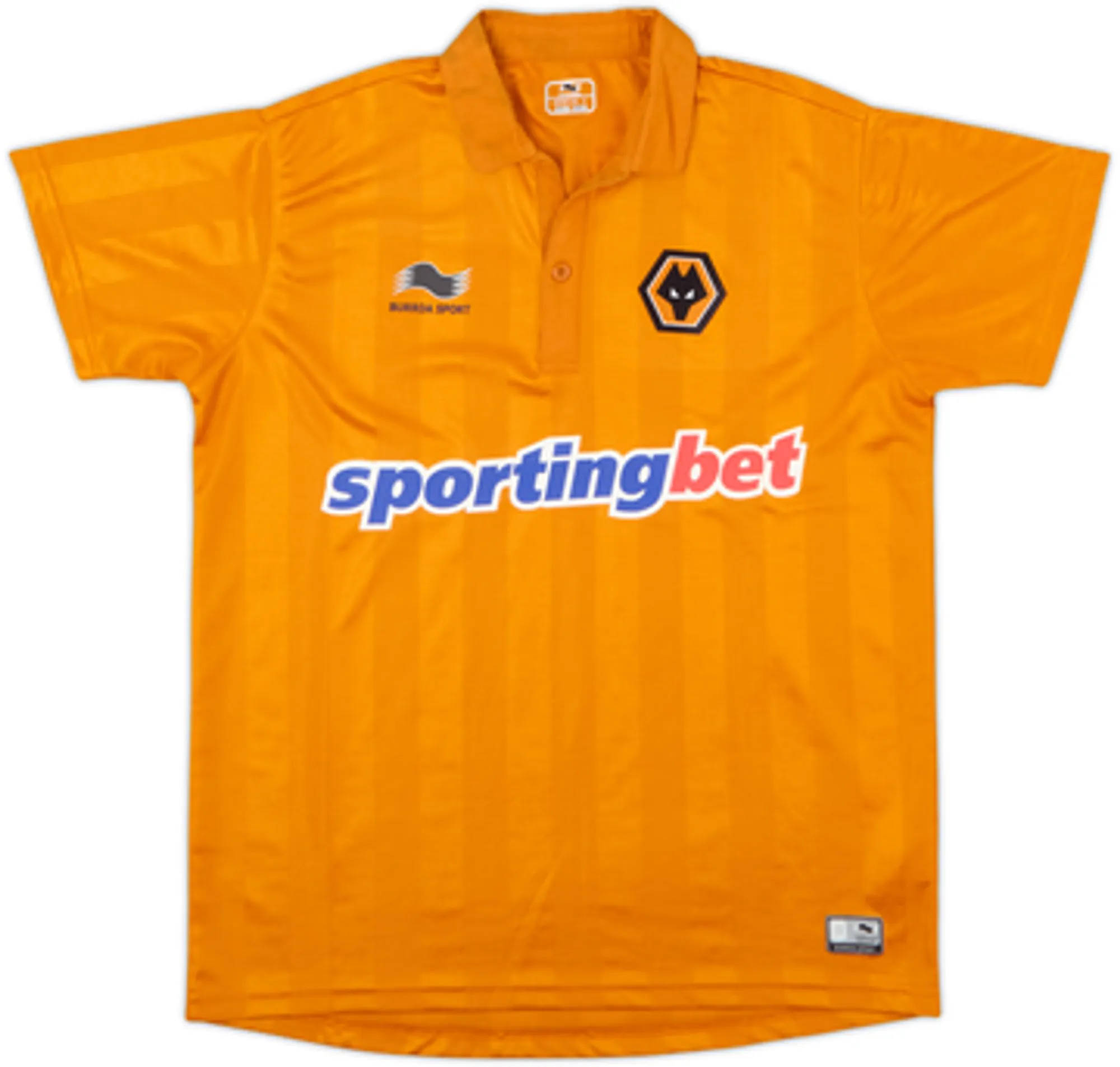 Burrda Wolverhampton Wanderers Mens SS Home Shirt 2012/13
