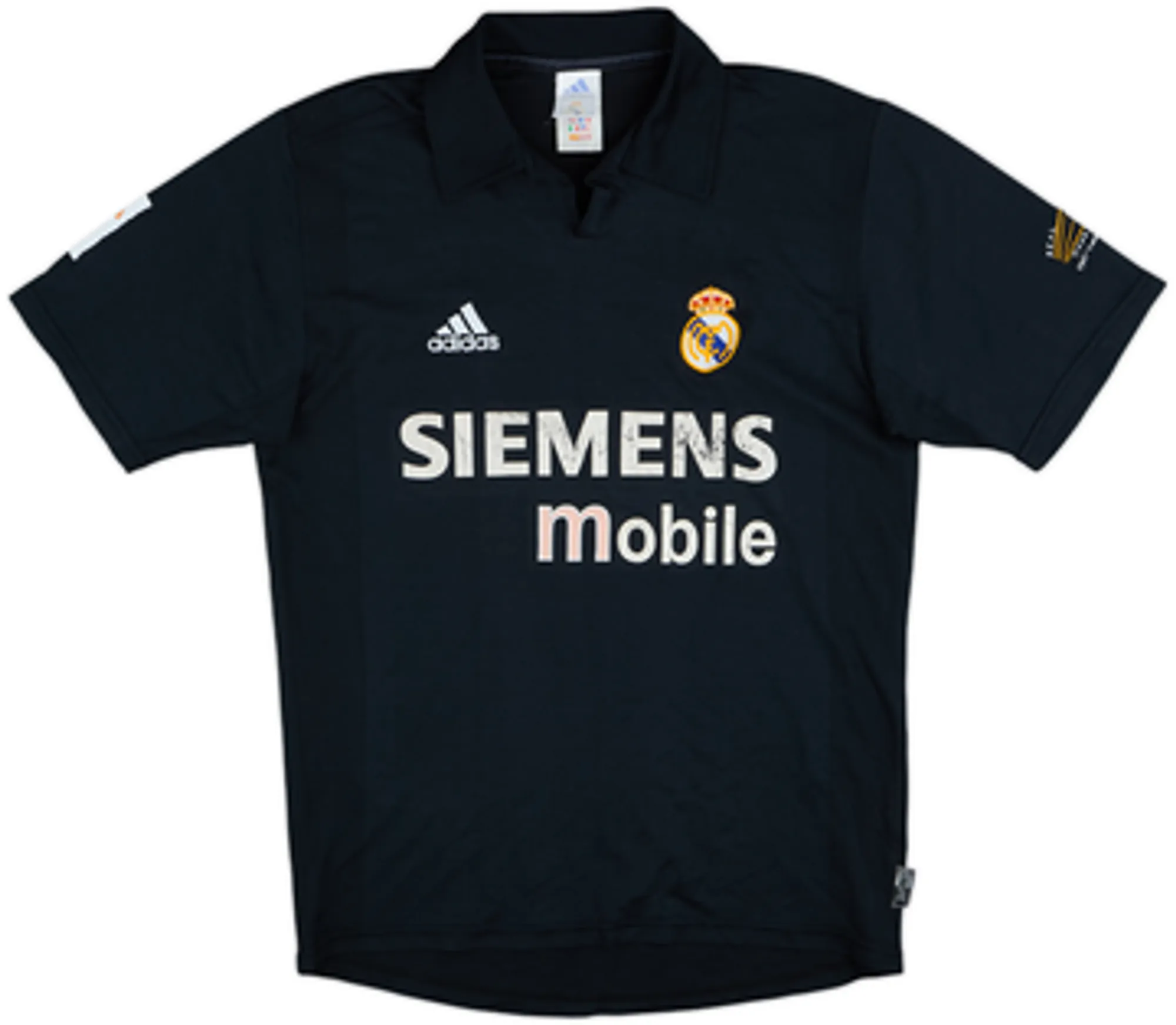 adidas Real Madrid Mens SS Away Shirt 2002/03