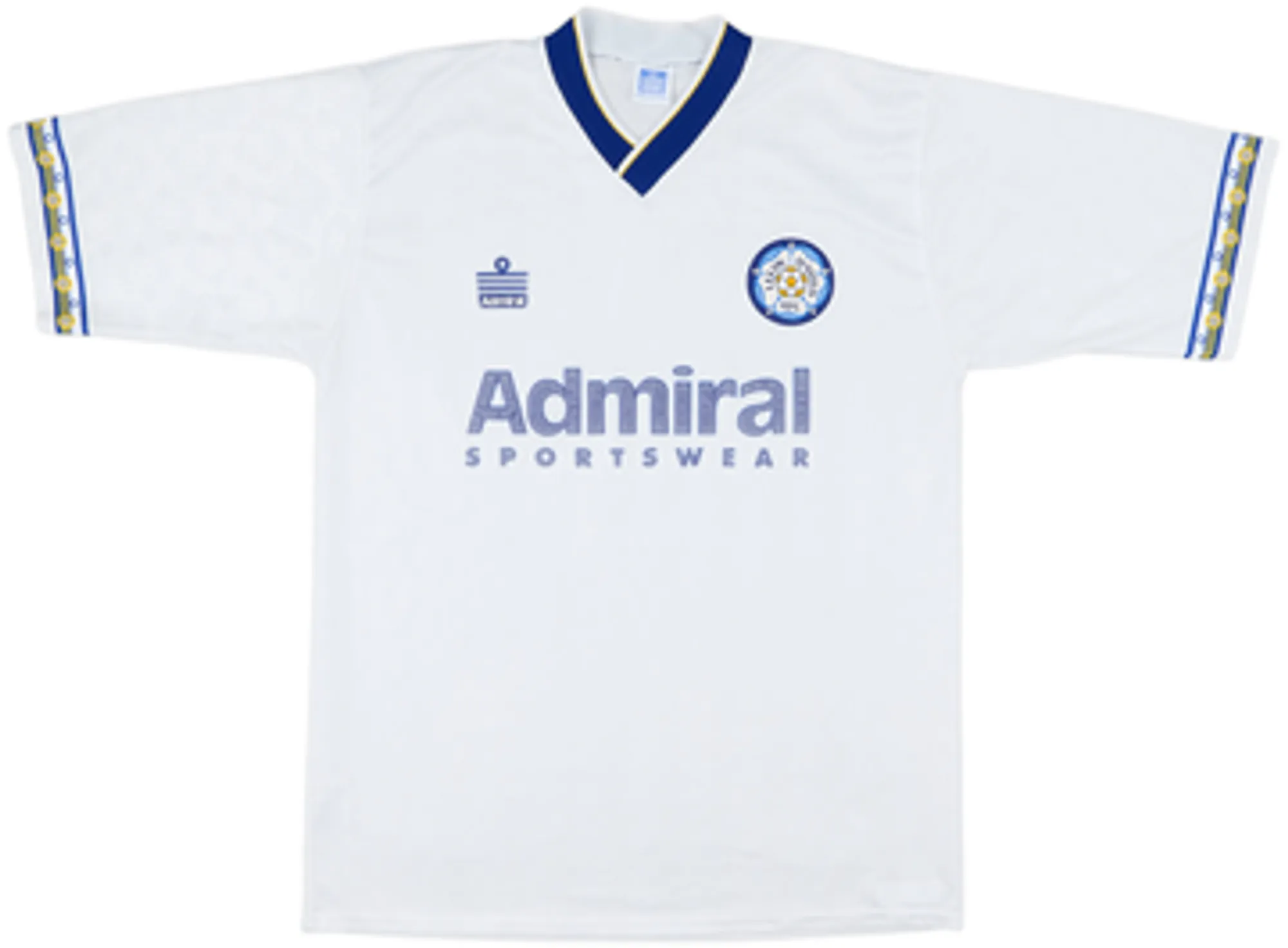 Admiral Leeds United Mens SS Home Shirt 1992/93