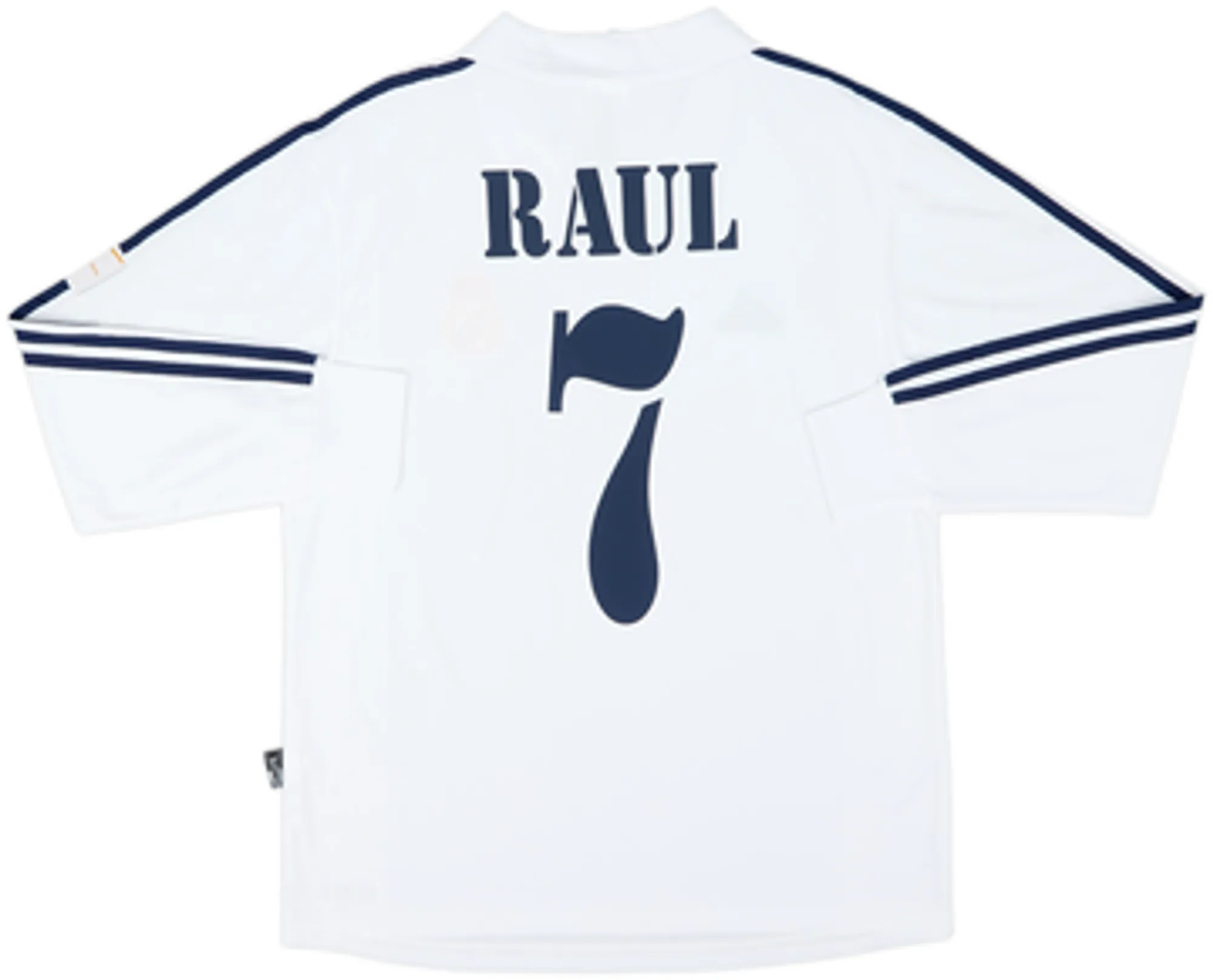 adidas Real Madrid Mens LS Home Shirt 2001/02