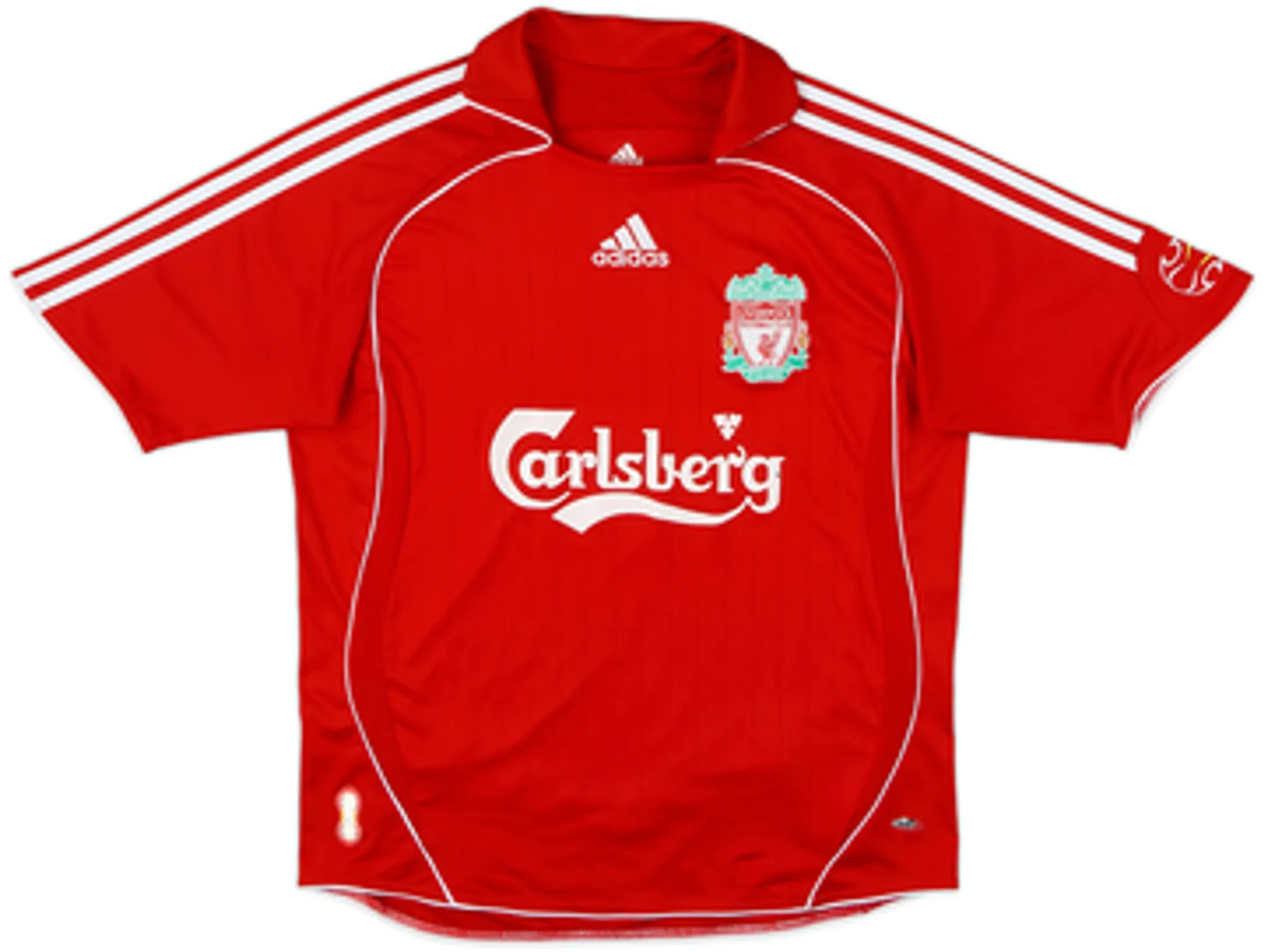 adidas Liverpool Boys SS Home Shirt 2006/08