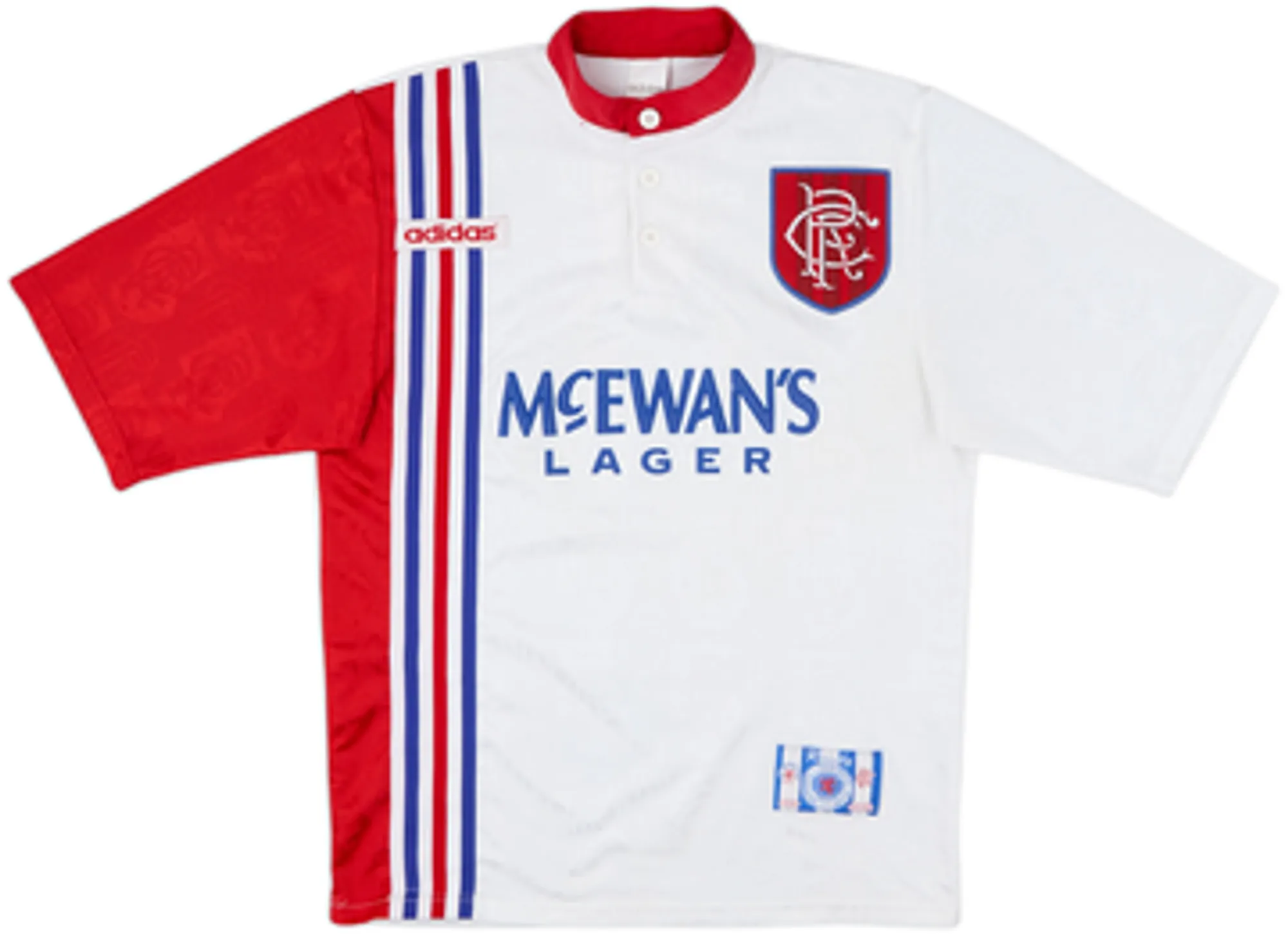 adidas Rangers Mens SS Away Shirt 1996/97