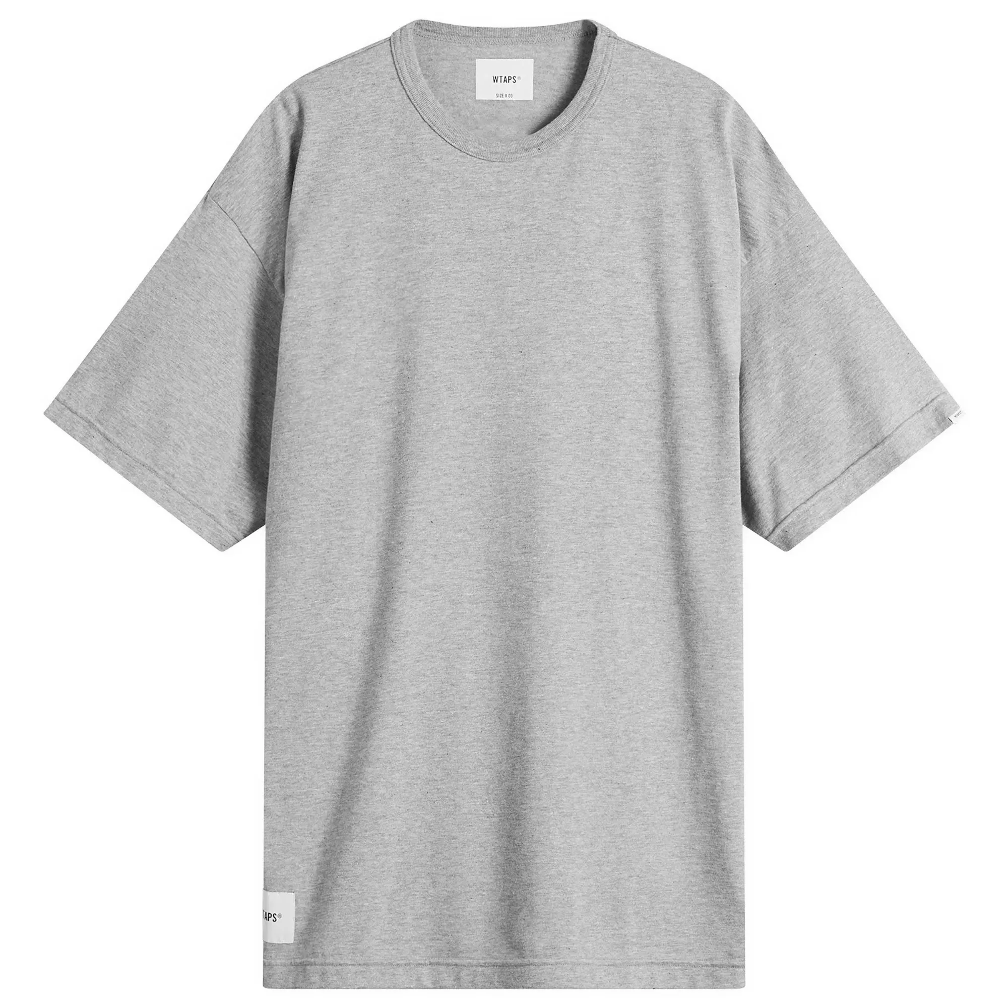 WTAPS Men's Academy Back Logo T-Shirt Gray