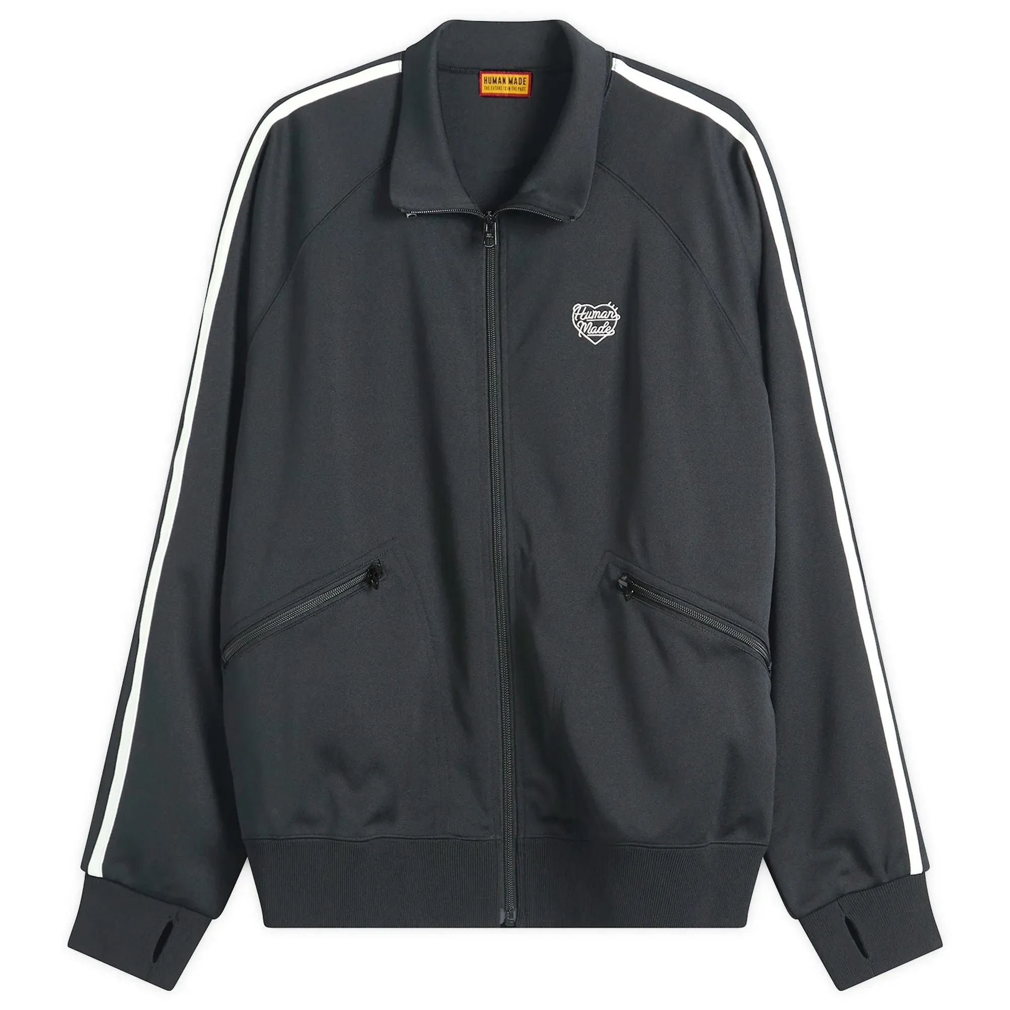 Human Made Men's Track Jacket Black | HM30JK042-BLK | FOOTY.COM