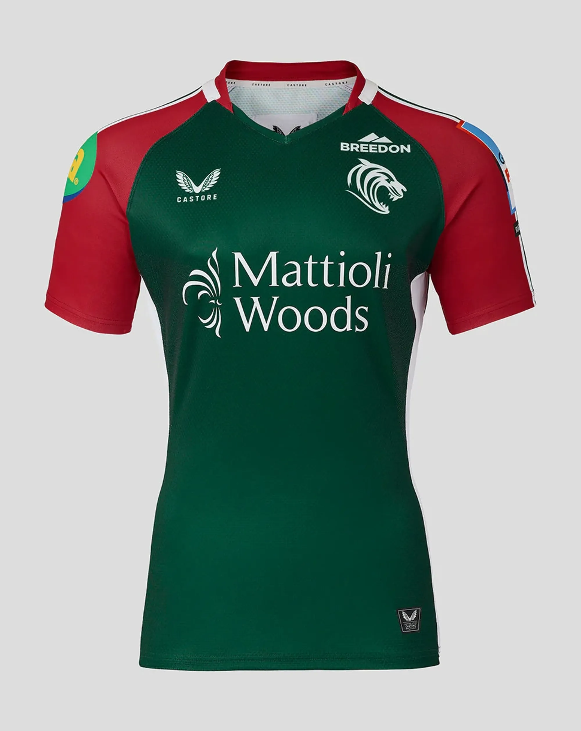 Castore Leicester Tigers Junior 25/26 Pro Home Shirt