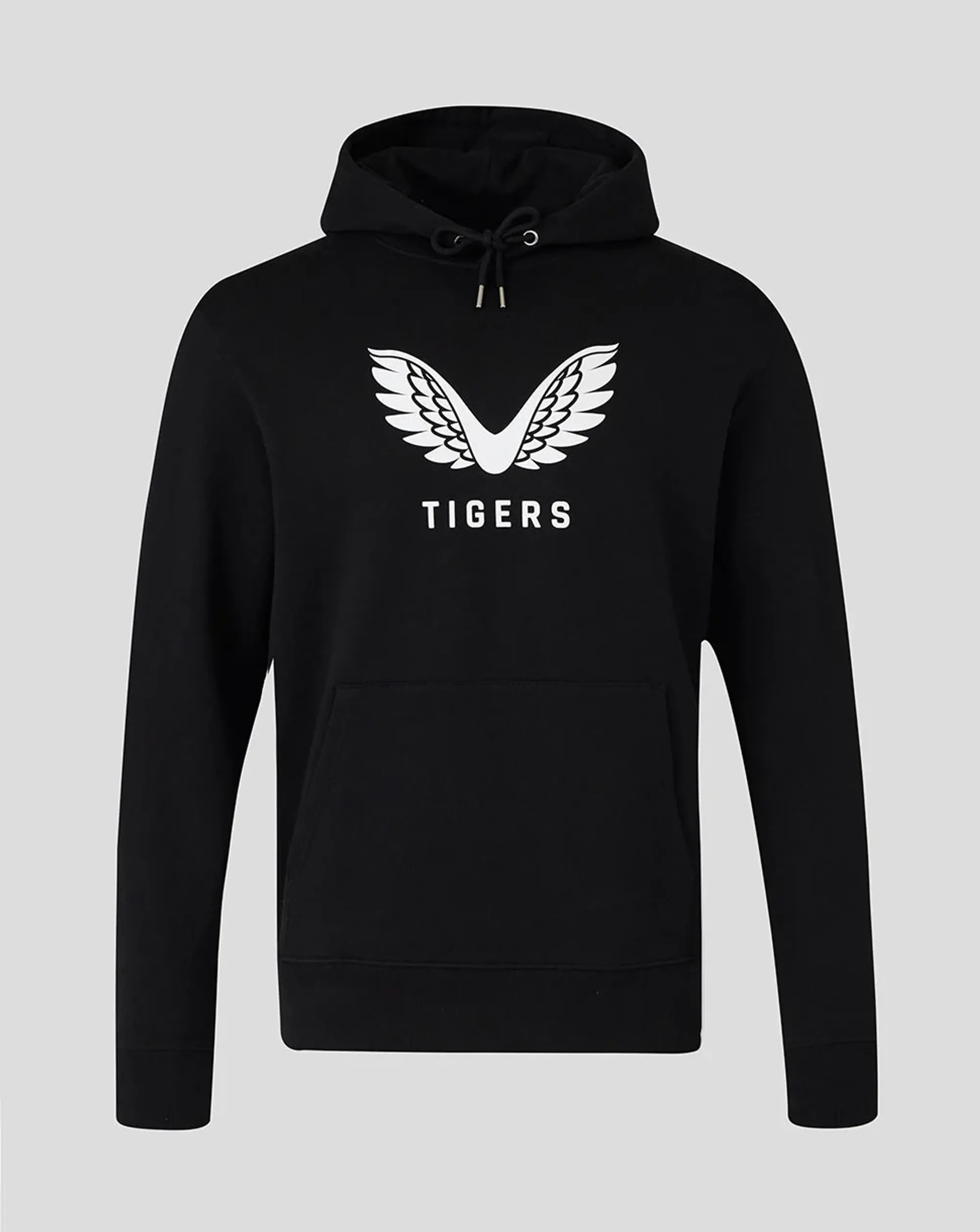 Castore Leicester Tigers Unisex 25/26 Travel Brushed Back Hoodie Castore - Black