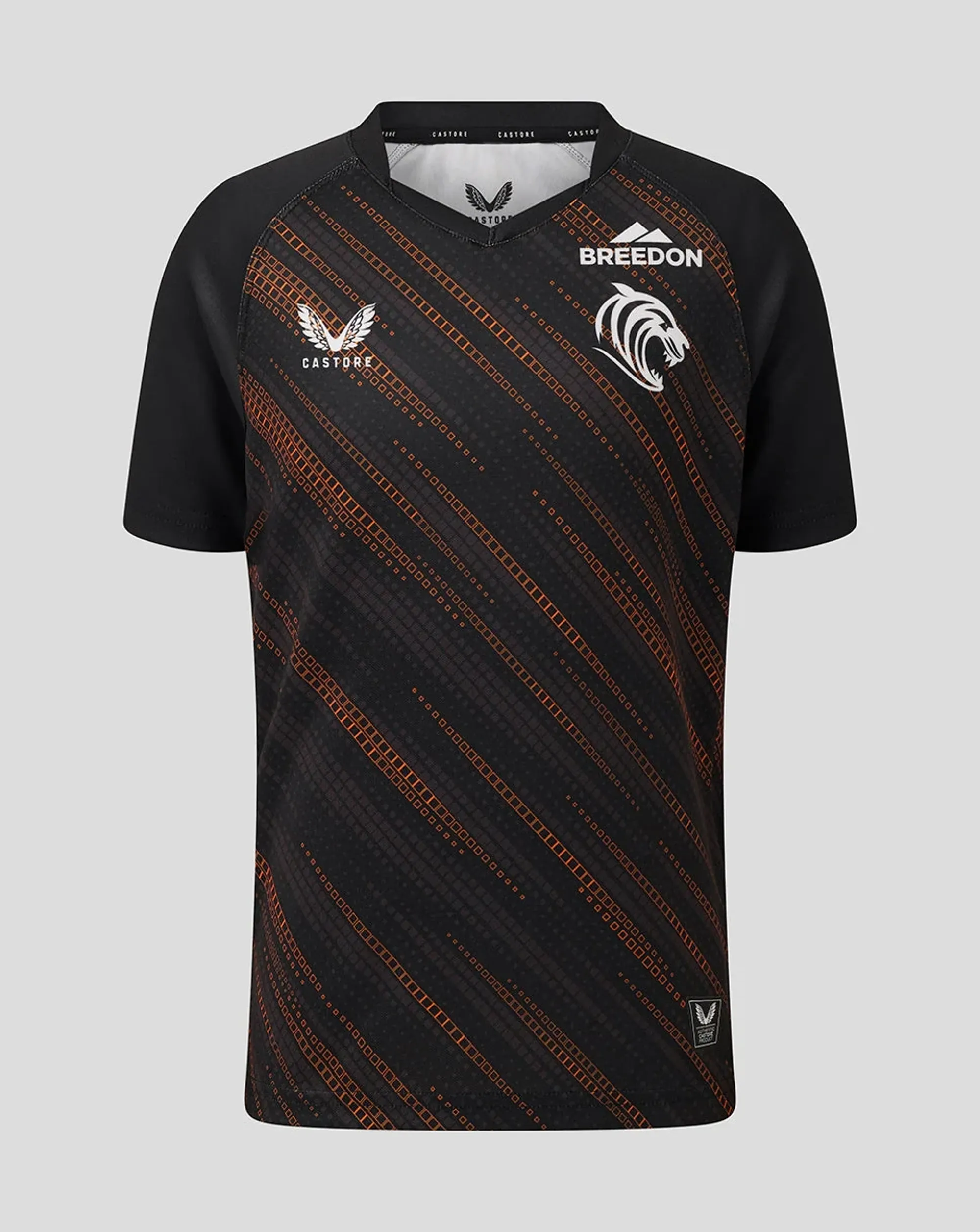 Castore Leicester Tigers Junior 25/26 Leicester Tigers Warm Up Jersey - Black