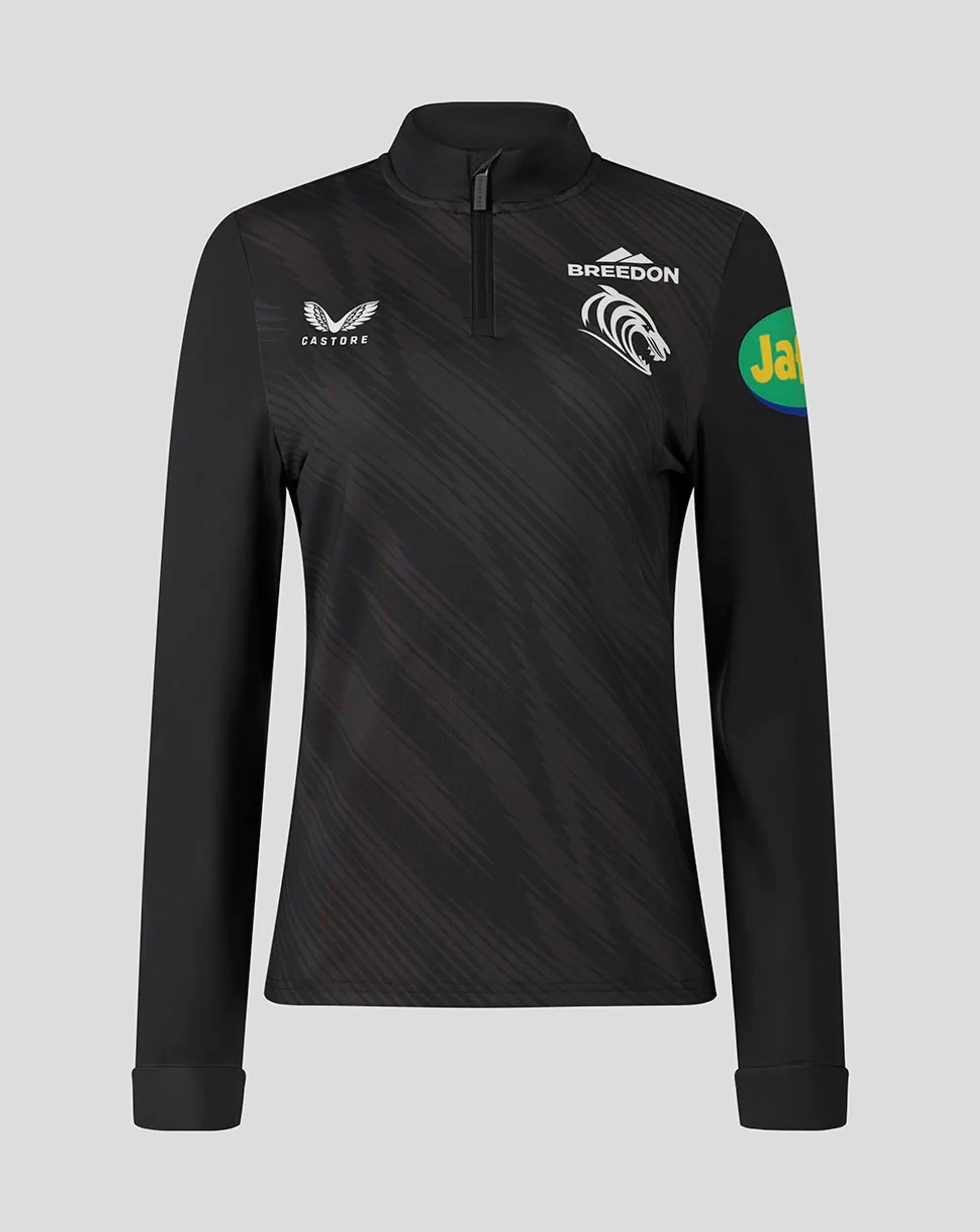 Castore Leicester Tigers Women's 25/26 Training Quarter Zip - Black