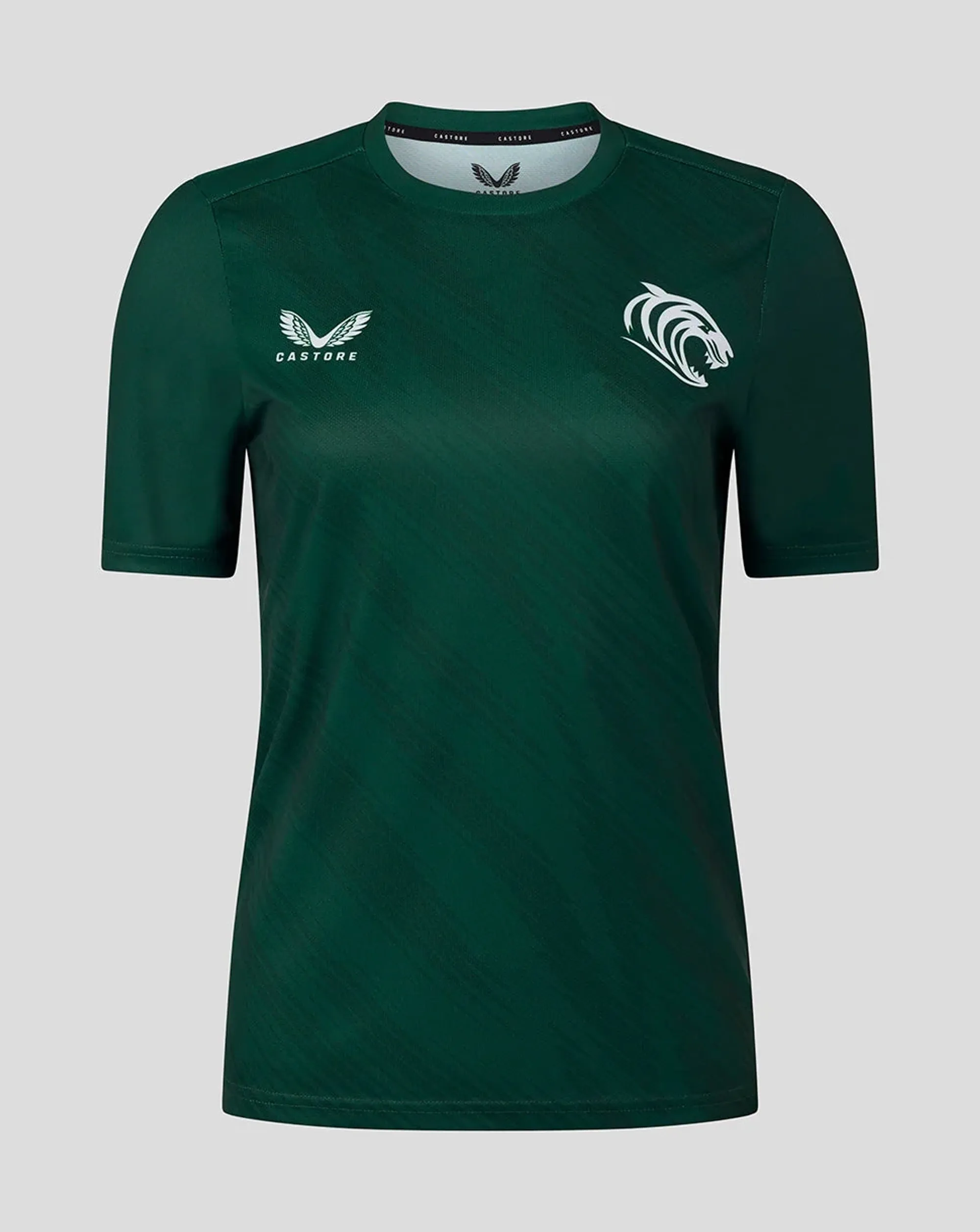 Castore Leicester Tigers Women's 25/26 Warm Up Tee - Black