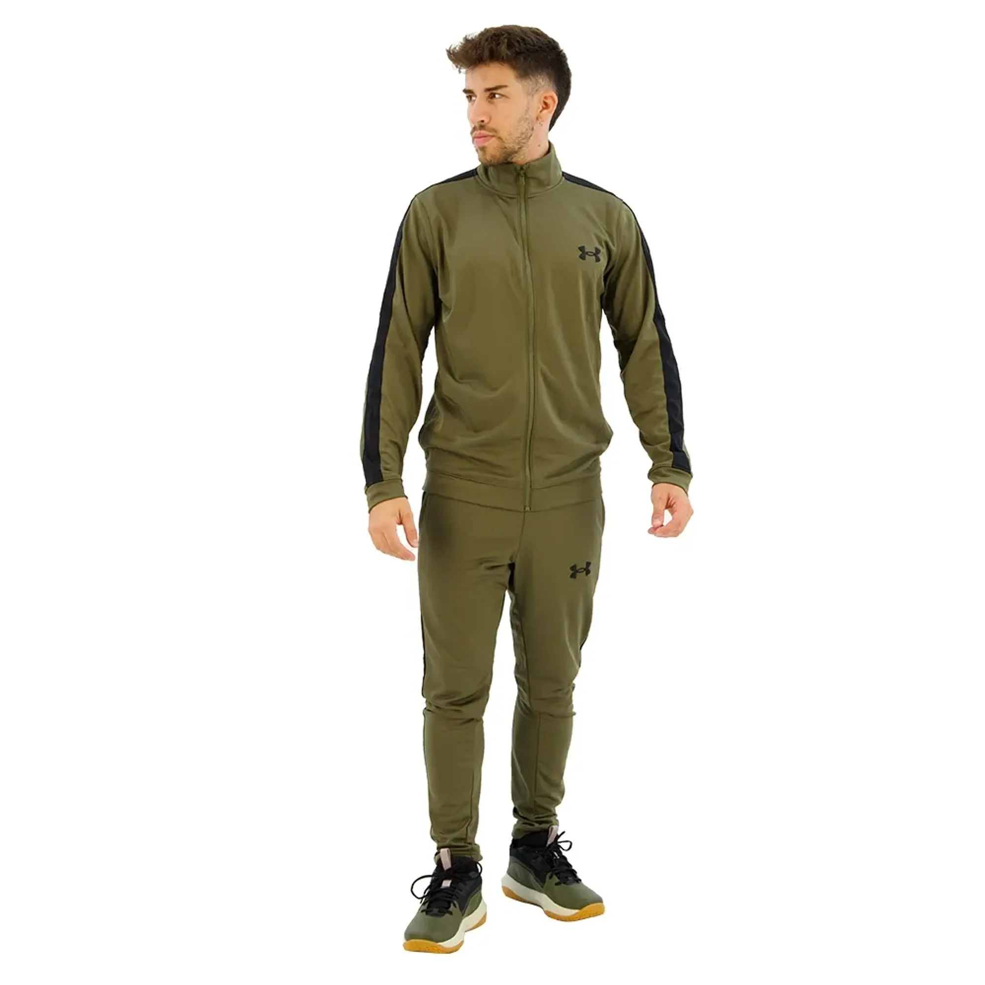 Under Armour  Rival Knit Men's Tracksuit Marine OD Green / Black / Black L