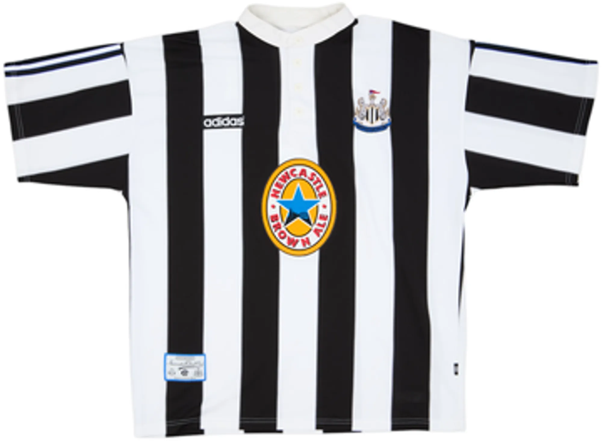adidas Newcastle United Mens SS Home Shirt 1995/97