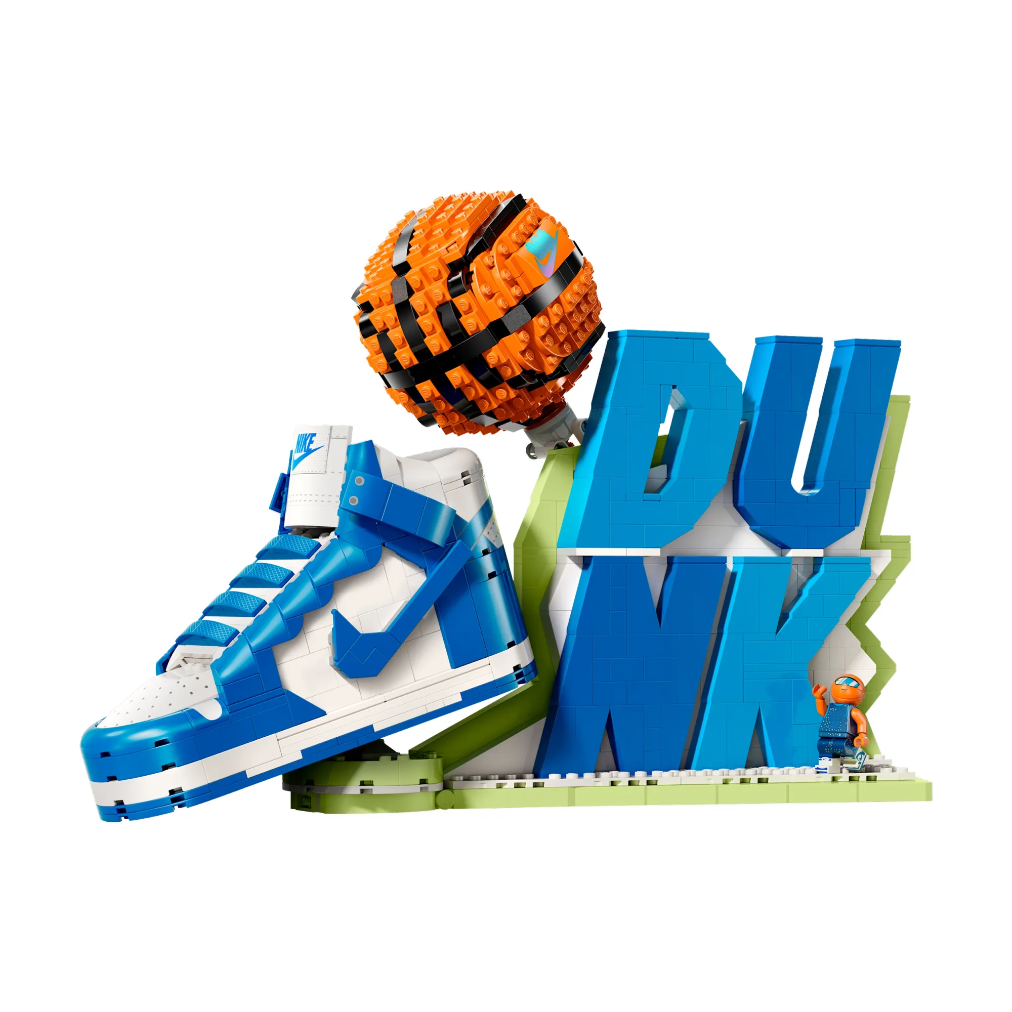 Nike Dunk x LEGO® Set Sneaker-Building Kit with Exclusive Minifigure - Blue