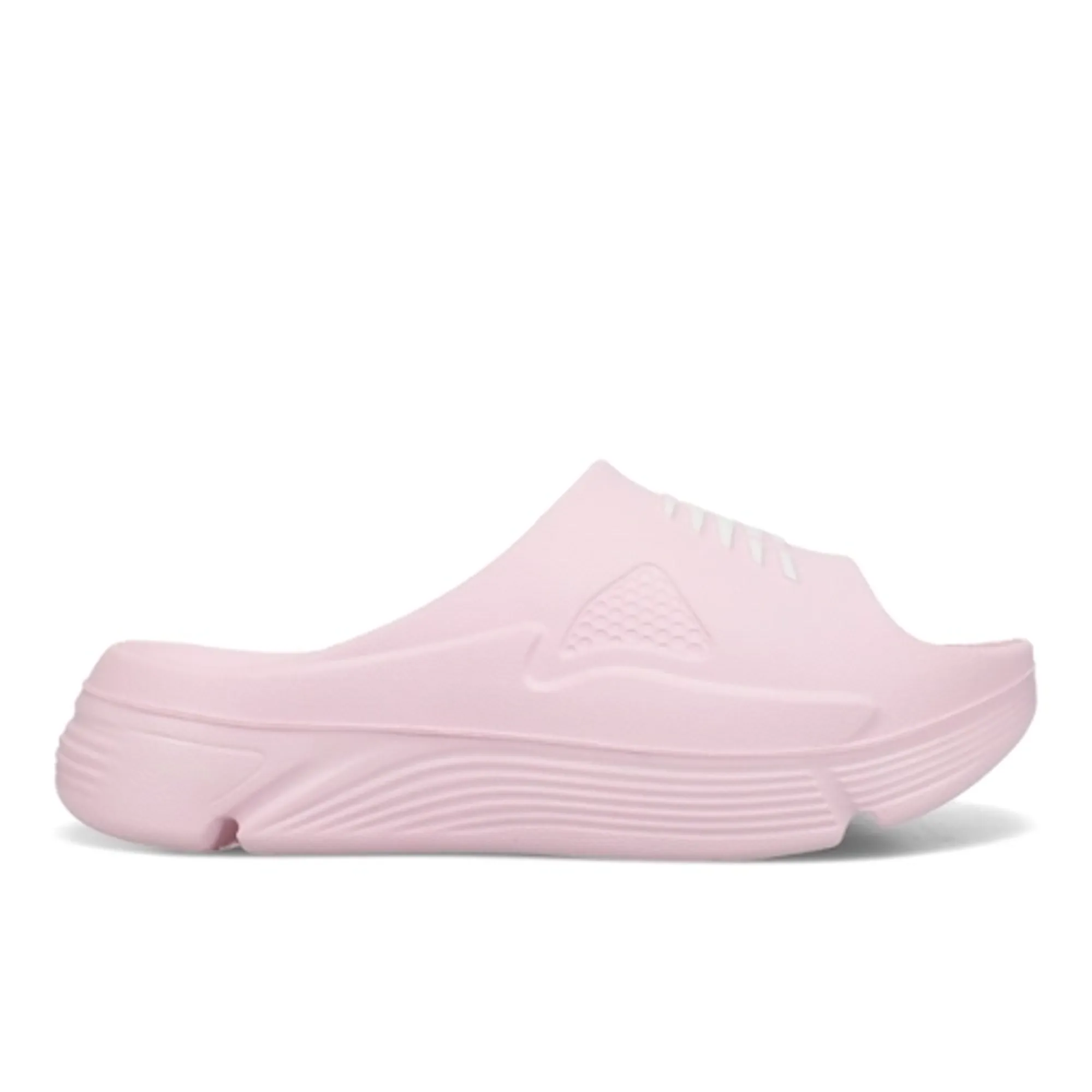 New Balance Women's FuelCell Slide in Pink/White Synthetic
