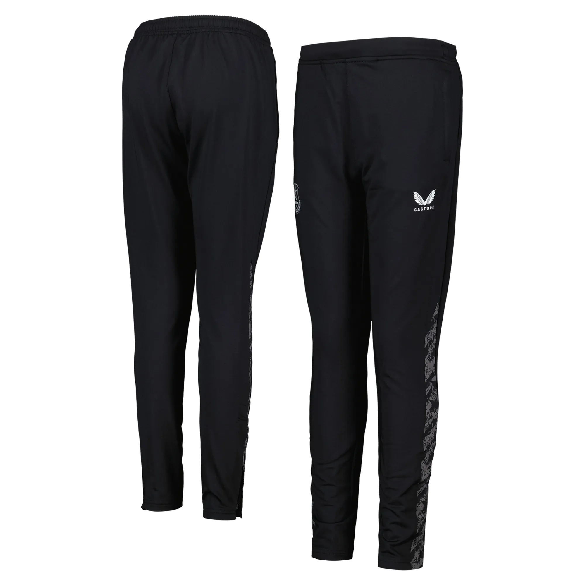 Everton Castore Goalkeeper Training Zipped Pants - Black - Kids