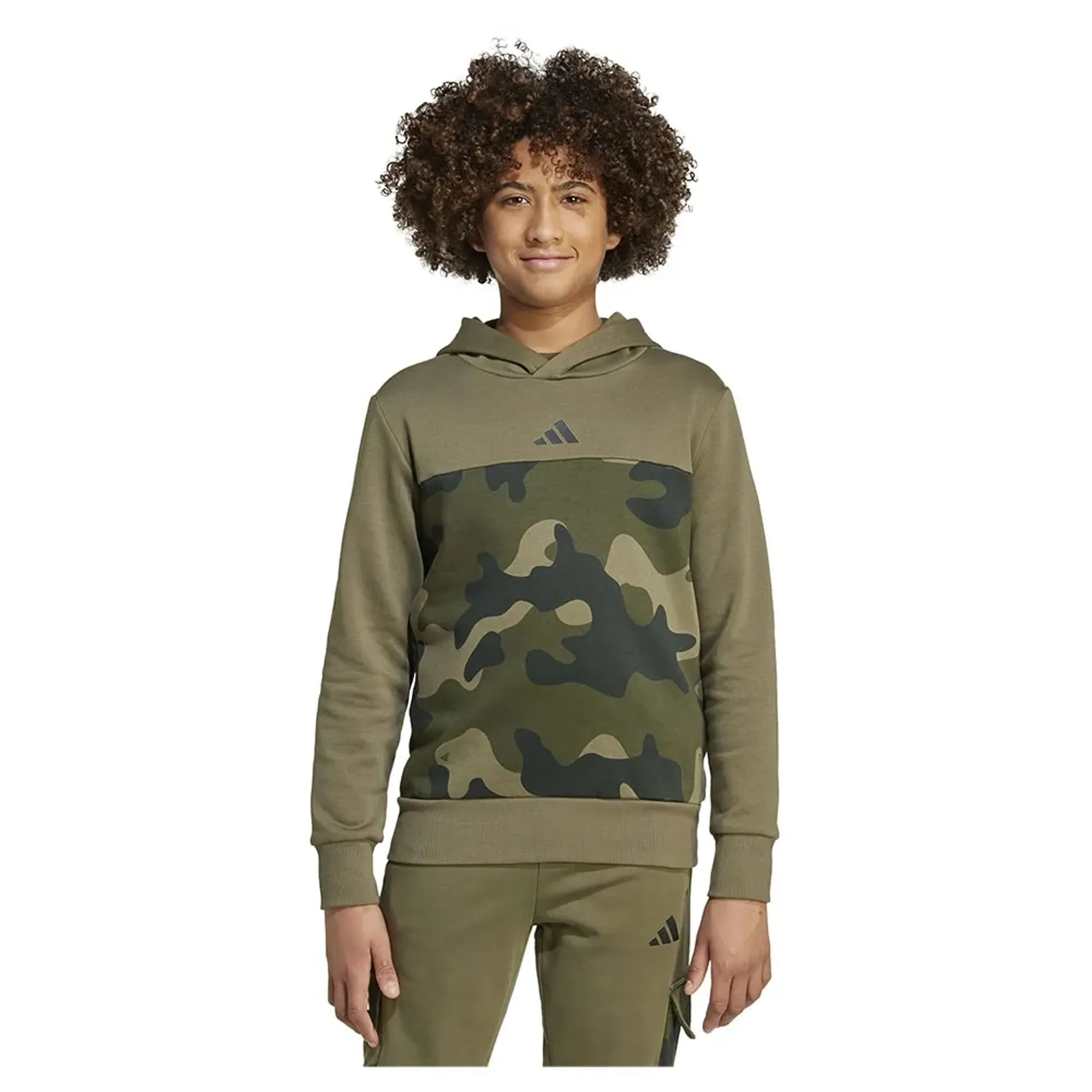 Adidas Seasonal Essentials Camo Fleece Hoodie