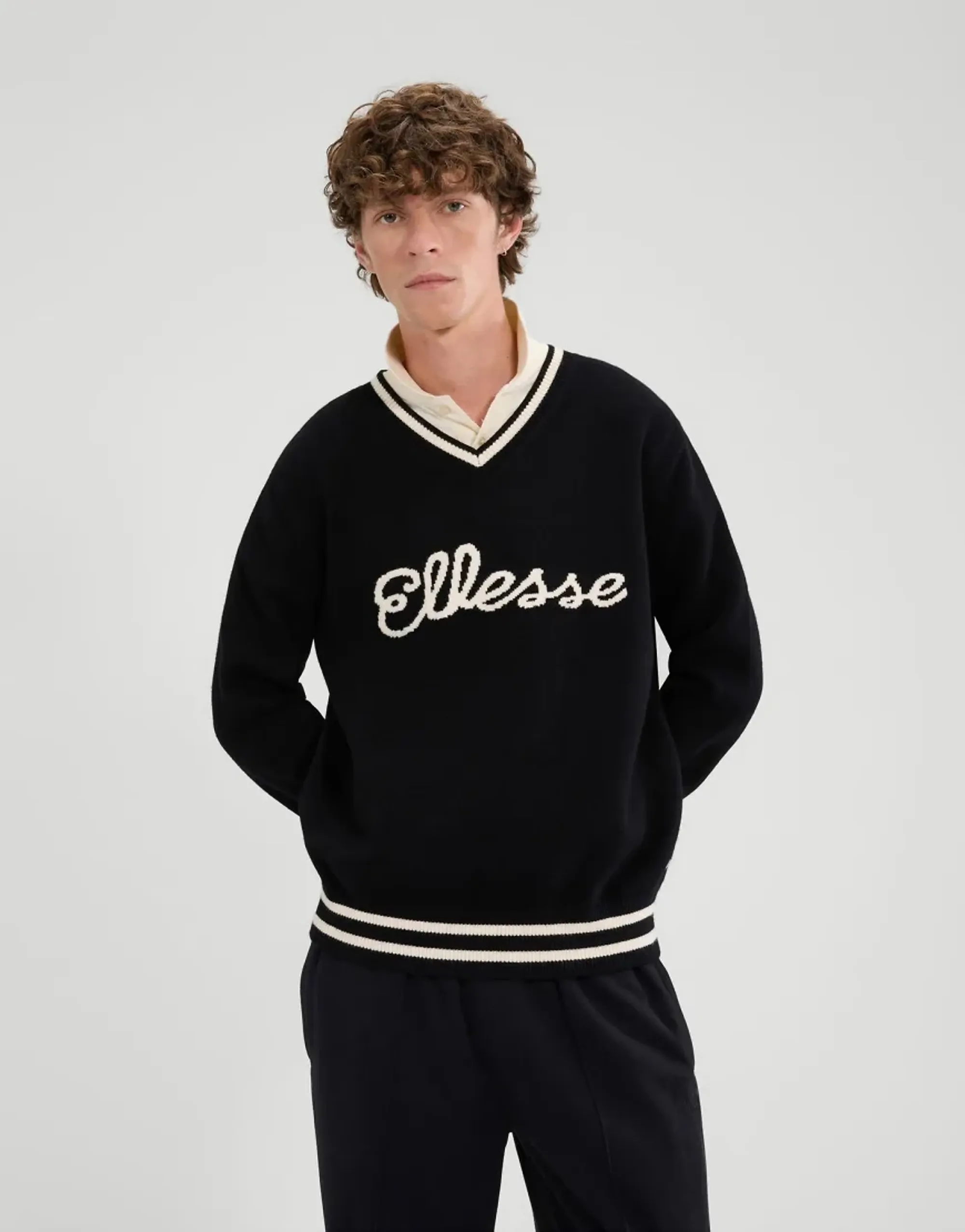Ellesse Giocios V Neck Sweater