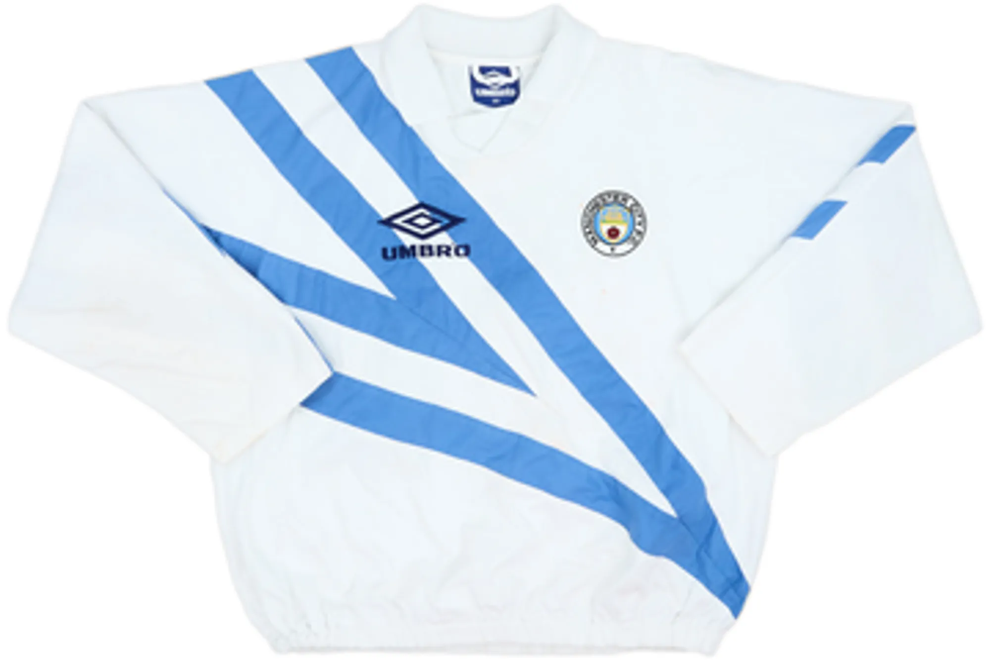Umbro Manchester City Mens SS Home Shirt 1991/93