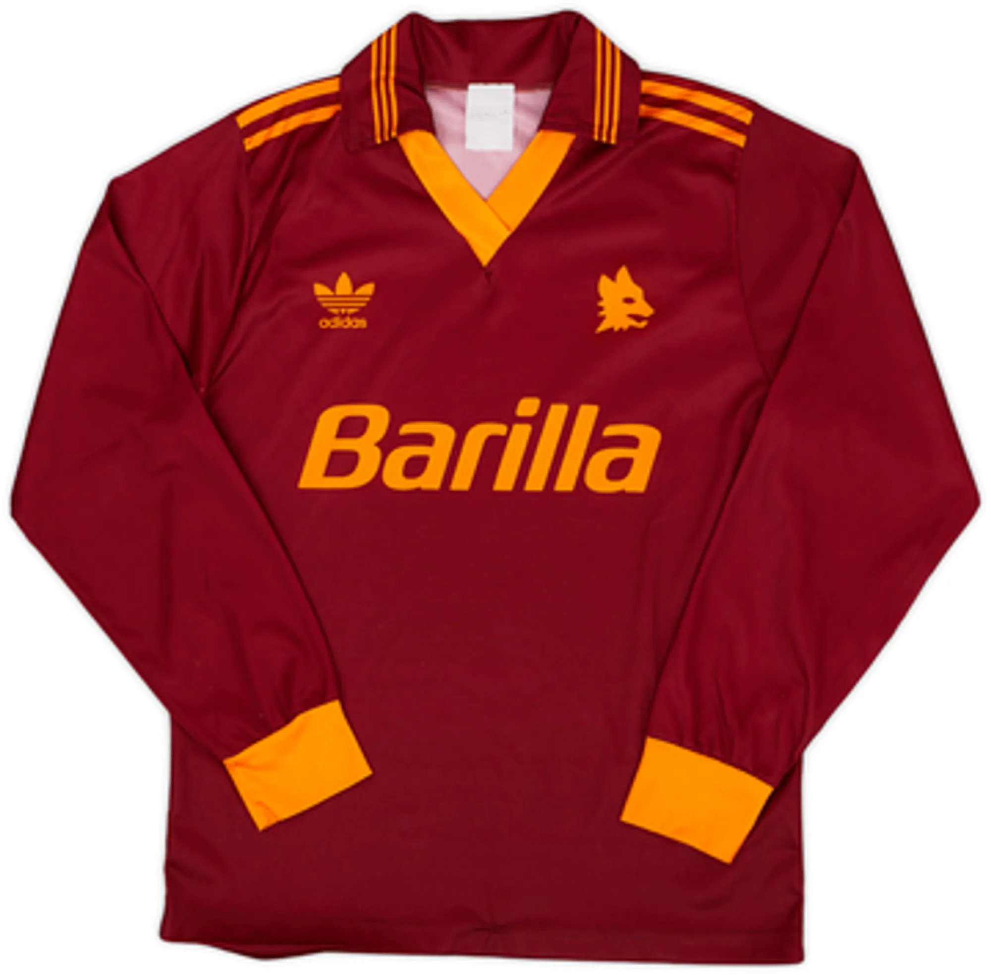 adidas Roma Mens LS Home Shirt 1992/94
