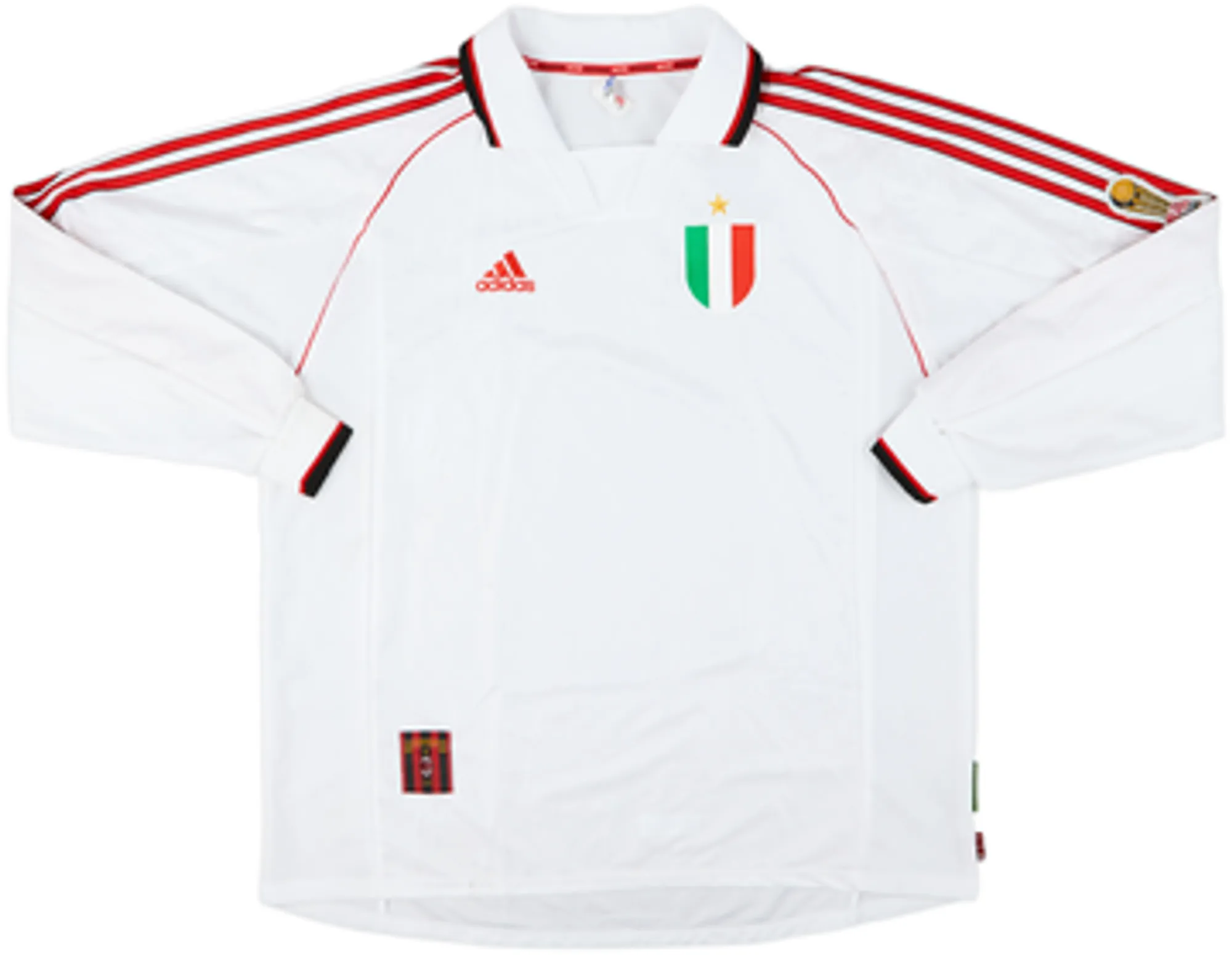 adidas AC Milan Mens LS Player Issue Away Shirt 1999/00