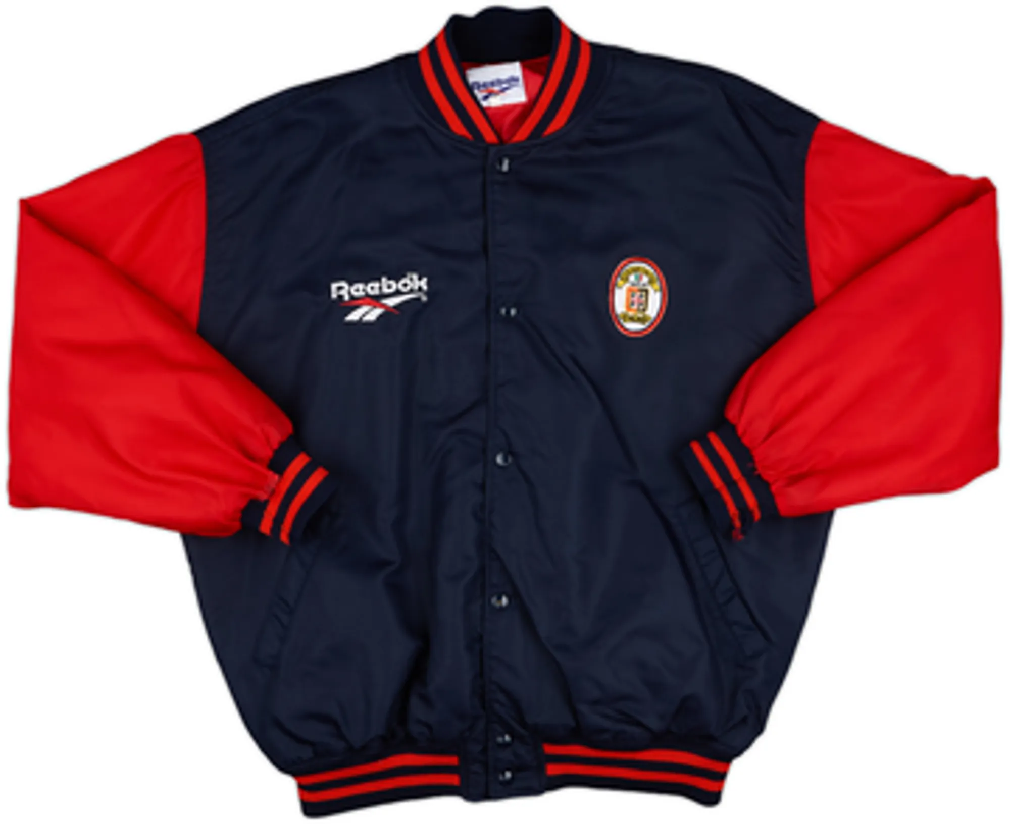 1996-98 Cagliari Reebok Bomber Jacket - 9/10 - (L)