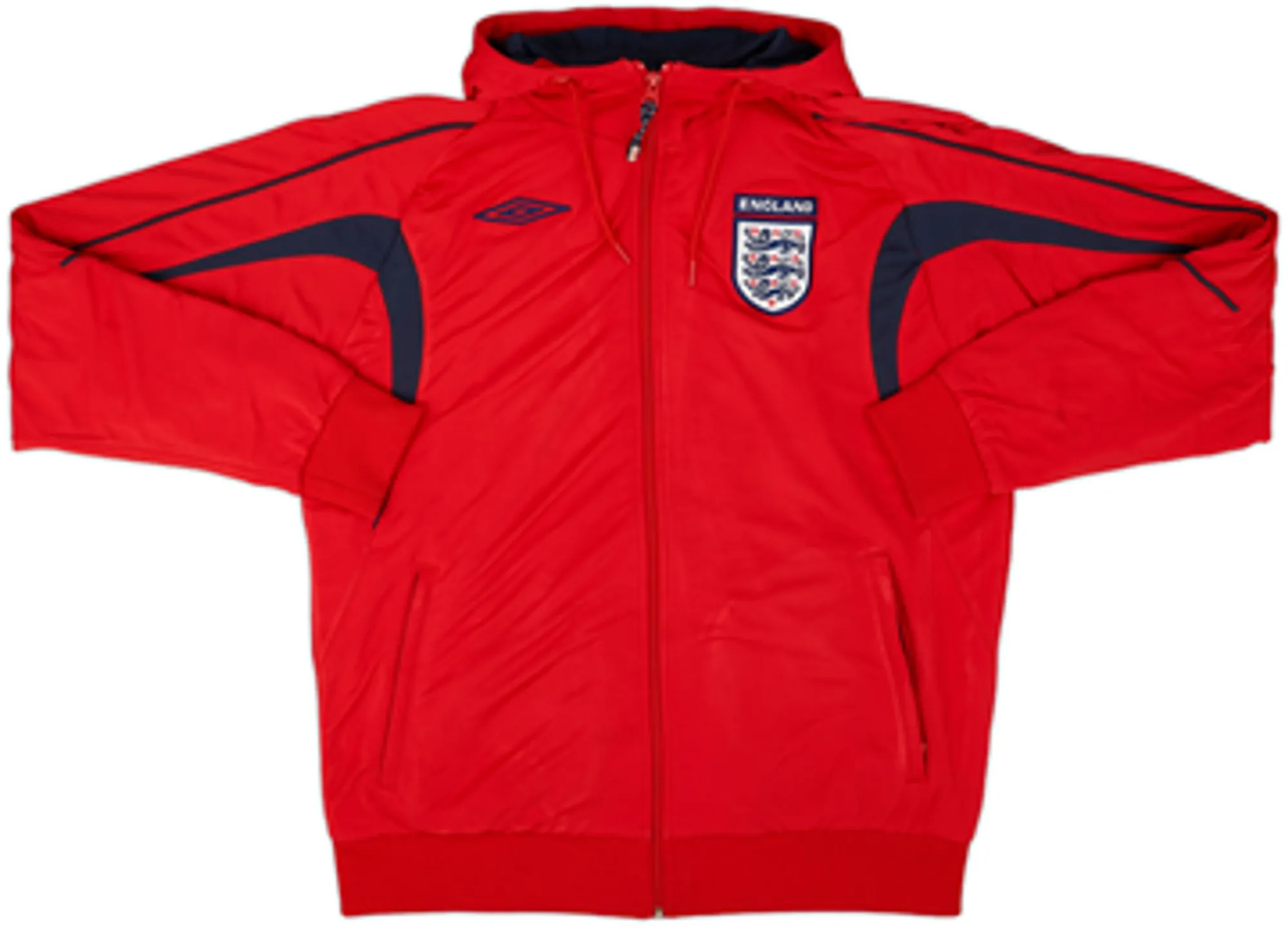 2006-07 England Umbro Hooded Track Jacket - 7/10 - (L)