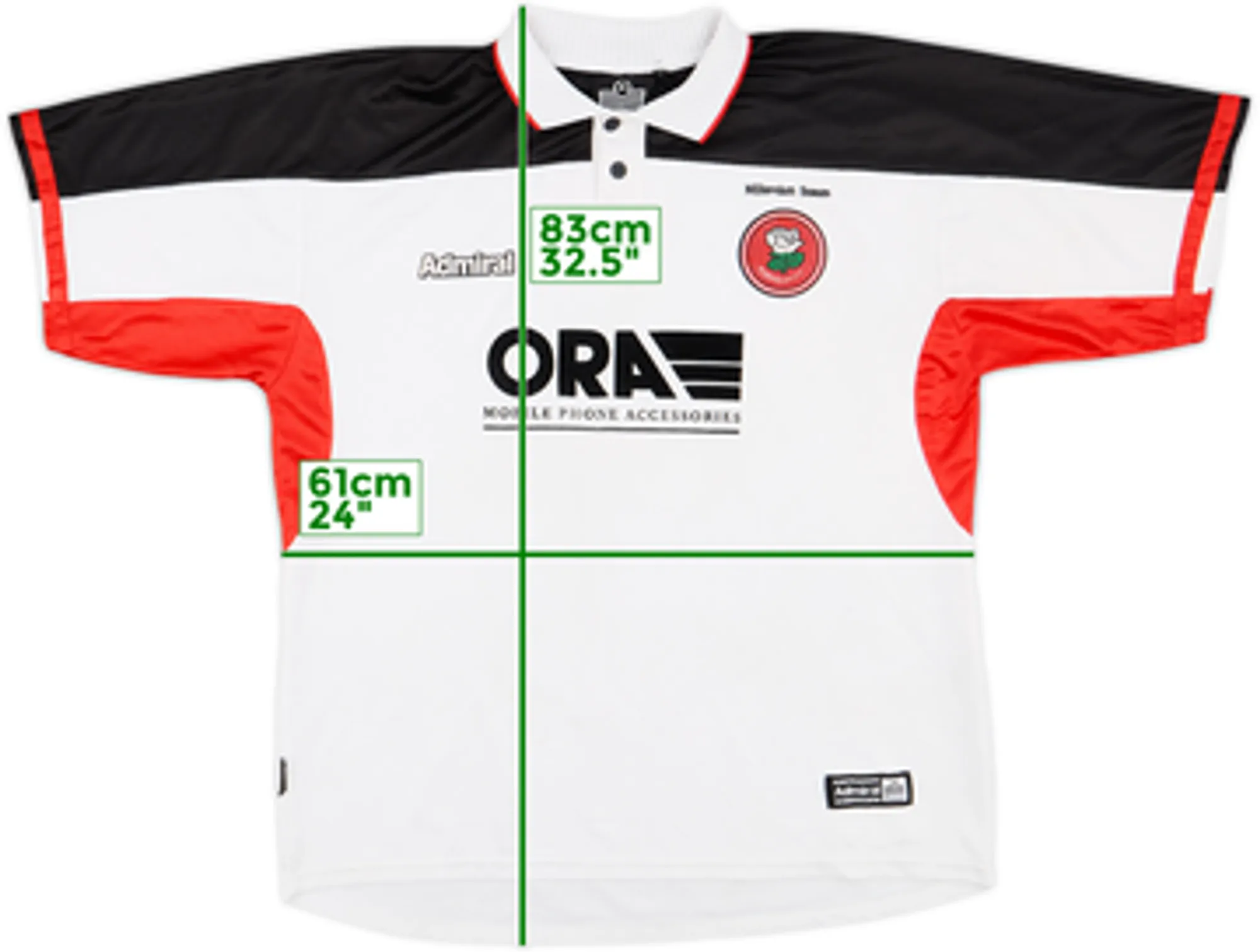 Admiral Barnsley Mens SS Away Shirt 1999/00