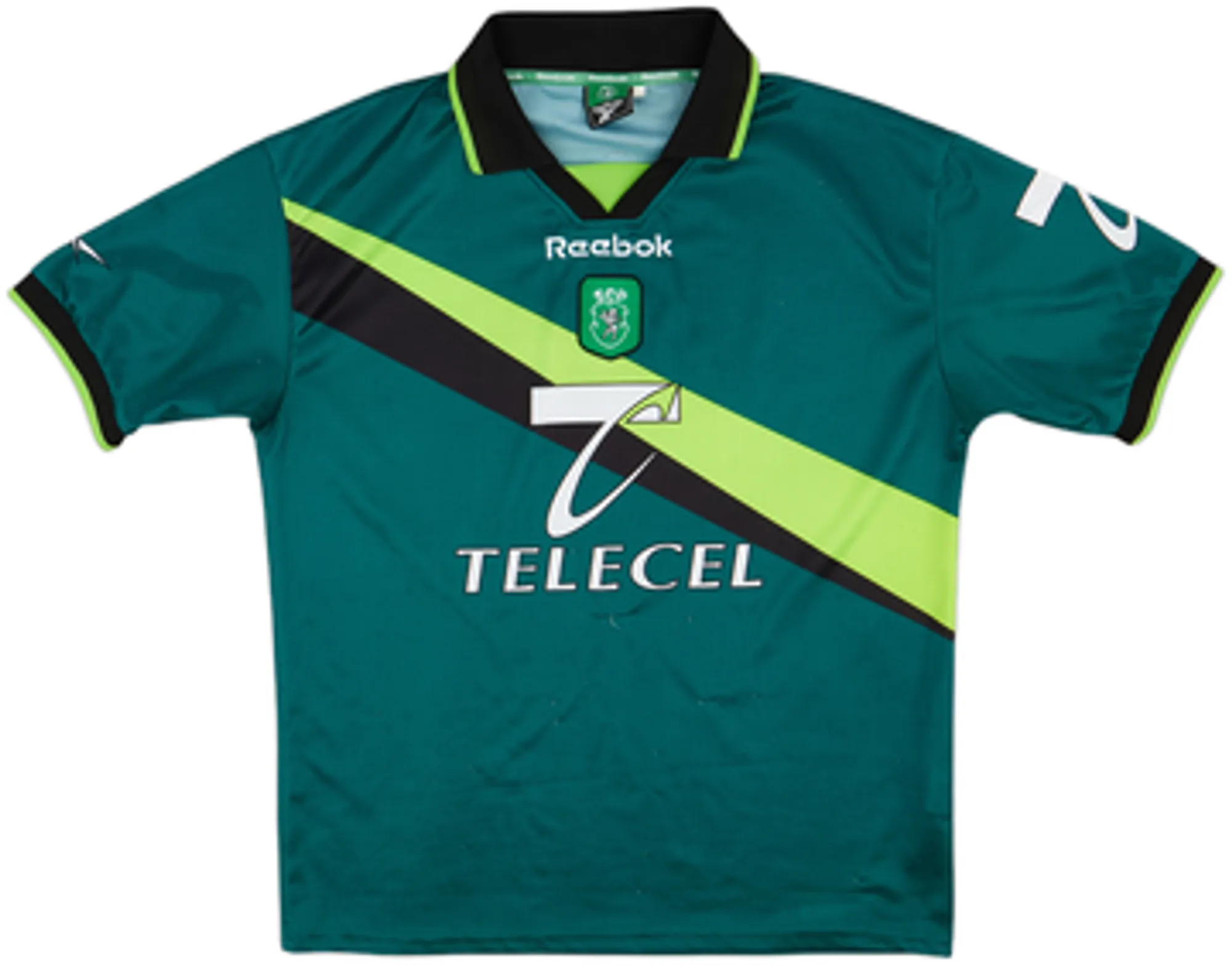 Reebok Sporting Lisbon Mens SS Away Shirt 1999/00