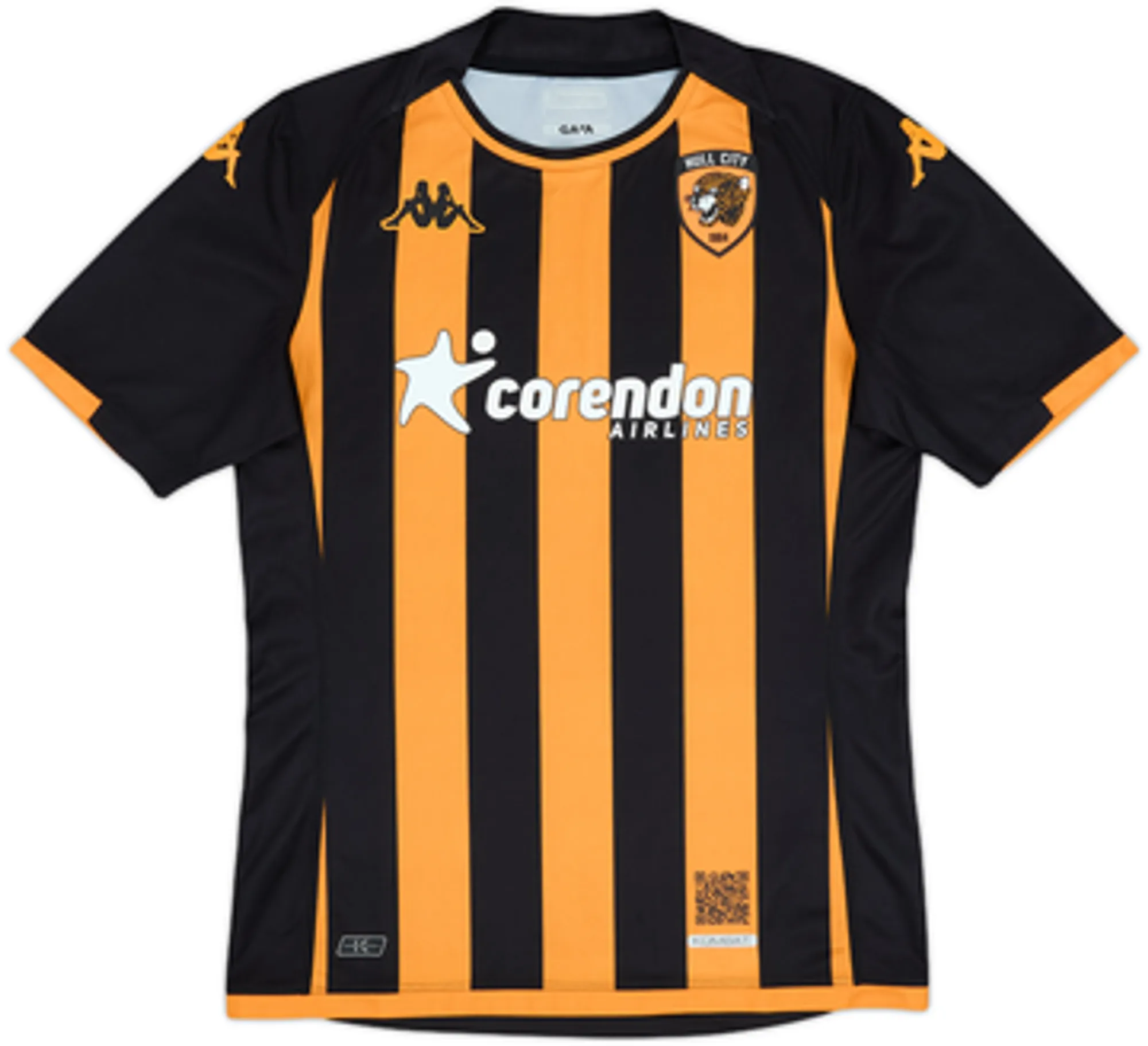 Kappa Hull City Mens SS Home Shirt 2023/24