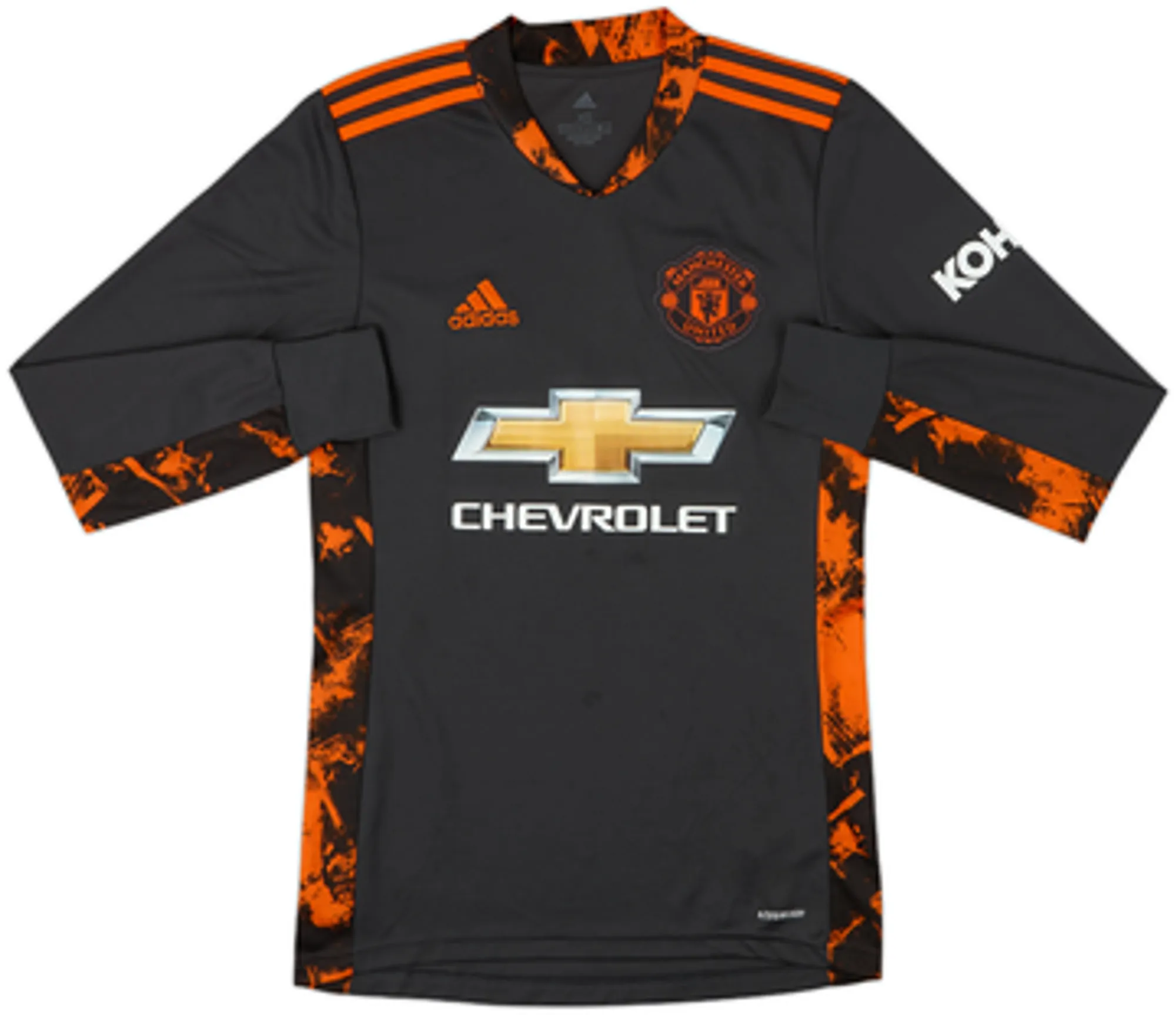 adidas Manchester United Mens LS Goalkeeper Home Shirt 2020/21