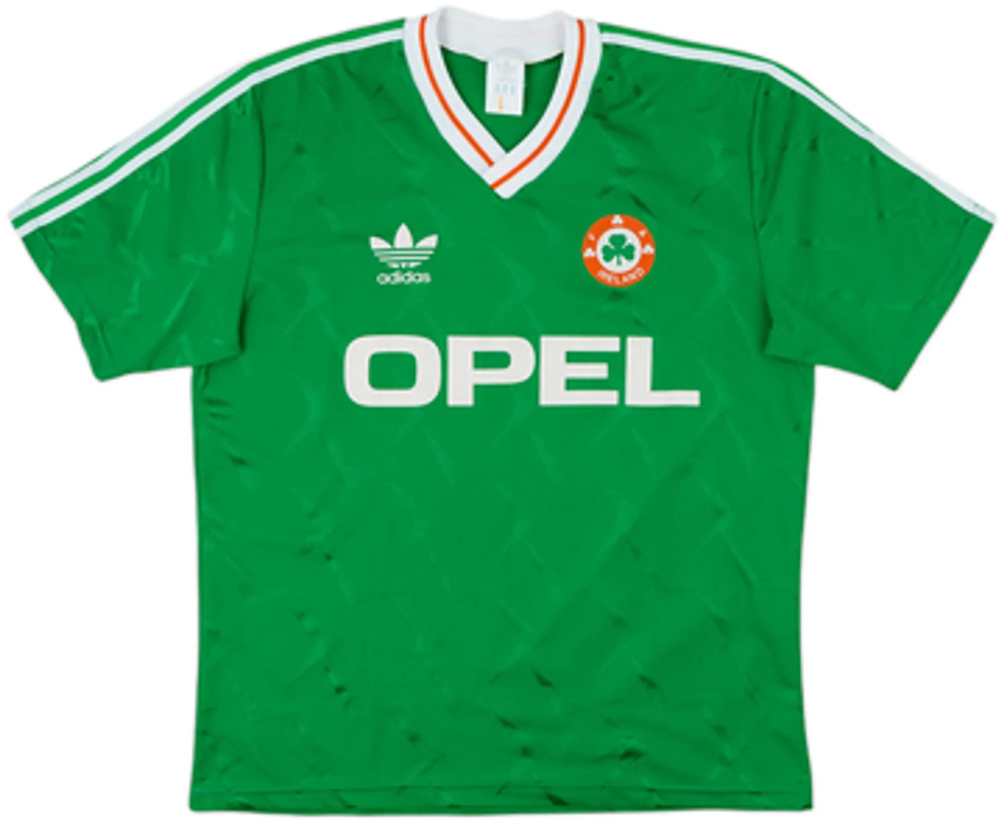 adidas Republic of Ireland Mens SS Home Shirt 1990