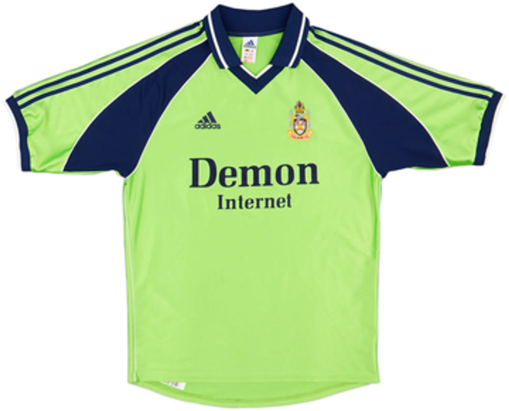 adidas Fulham Mens SS Away Shirt 1999/00