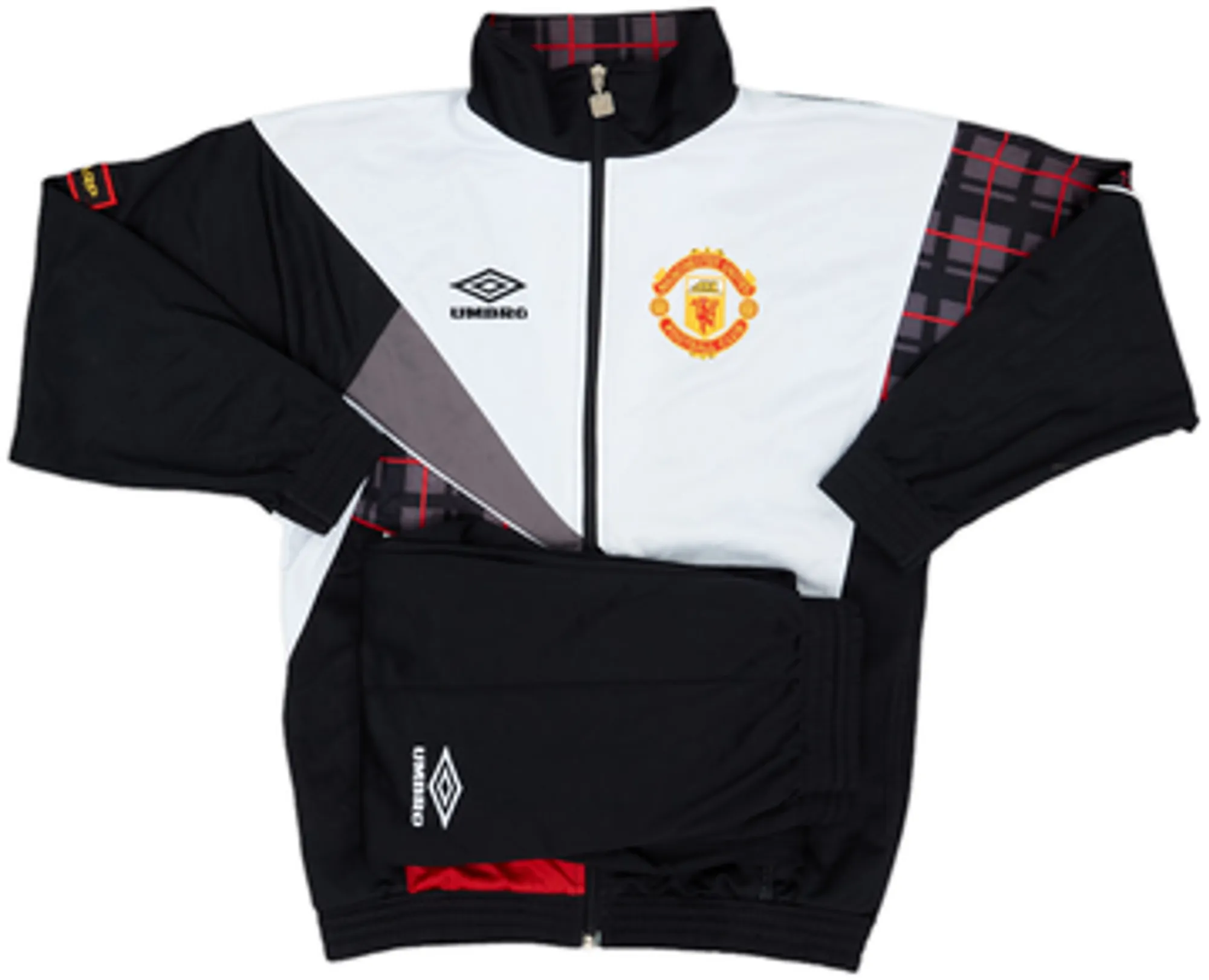 1992-93 Manchester United Umbro Tracksuit - 8/10 - (Y)