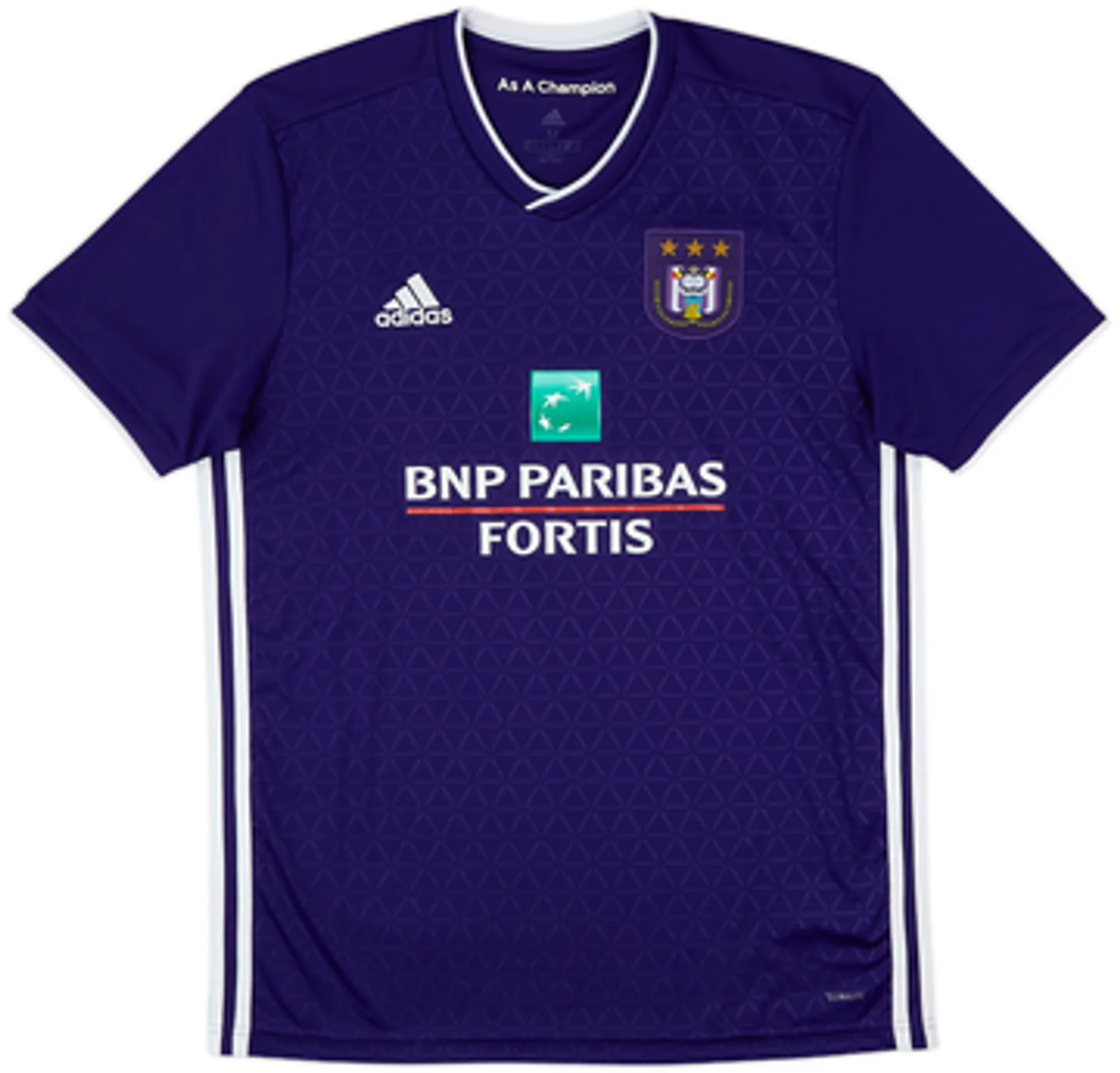 adidas Anderlecht Mens SS Home Shirt 2018/19