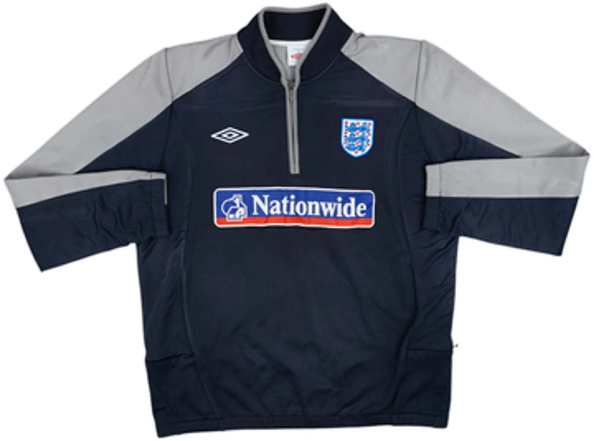 2010-11 England Umbro 1/2 Zip Track Jacket - 5/10 - (M)