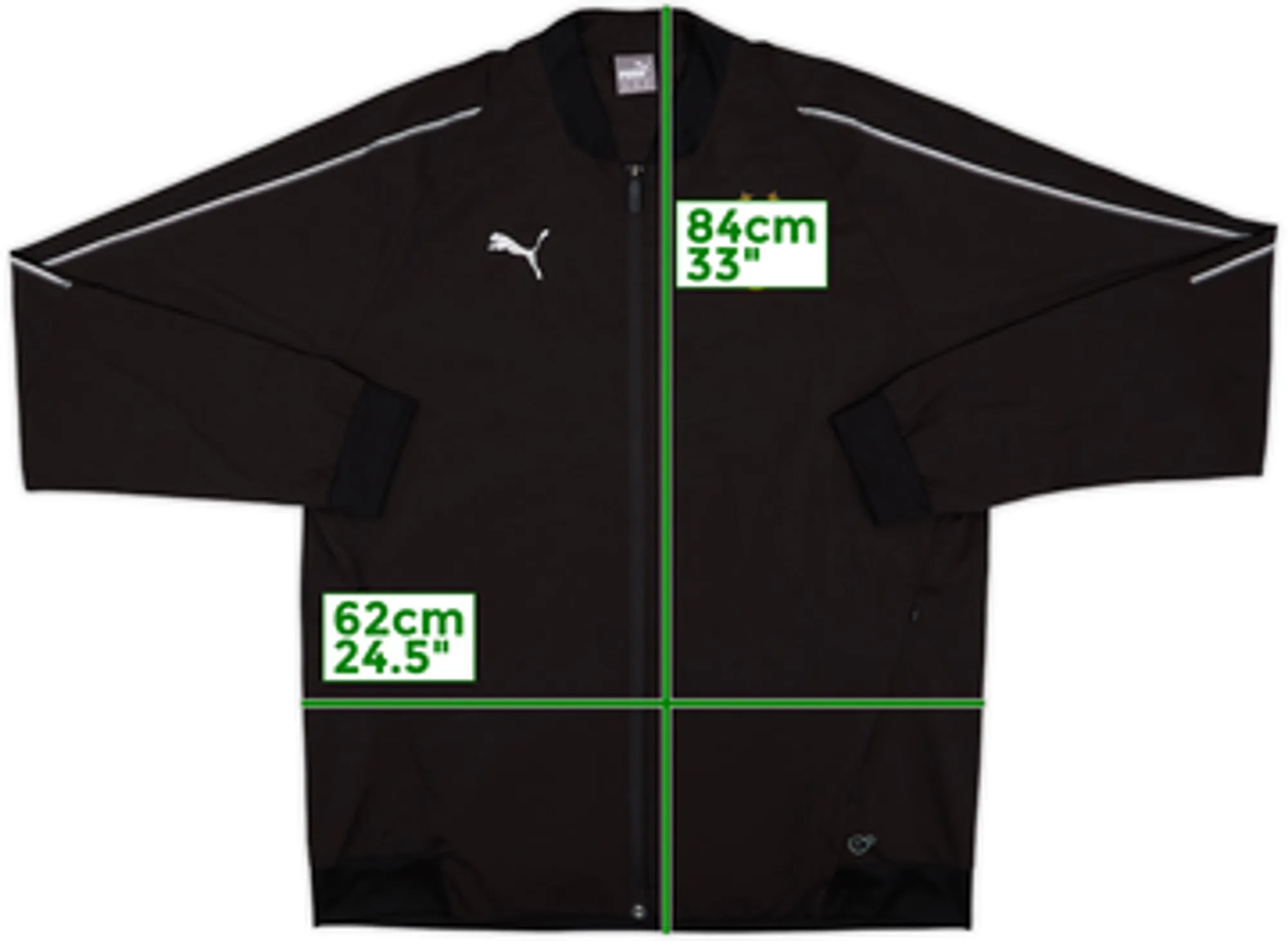 2018-19 Borussia Dortmund Puma Track Jacket - 8/10 - (S)