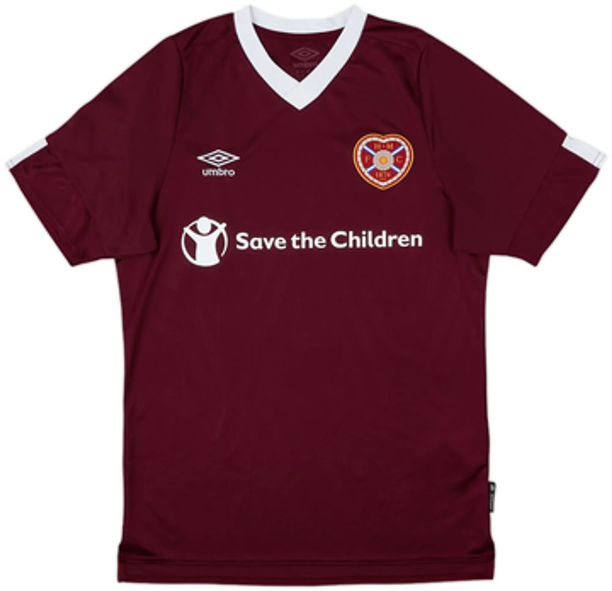 Umbro Heart of Midlothian Mens SS Home Shirt 2019/20