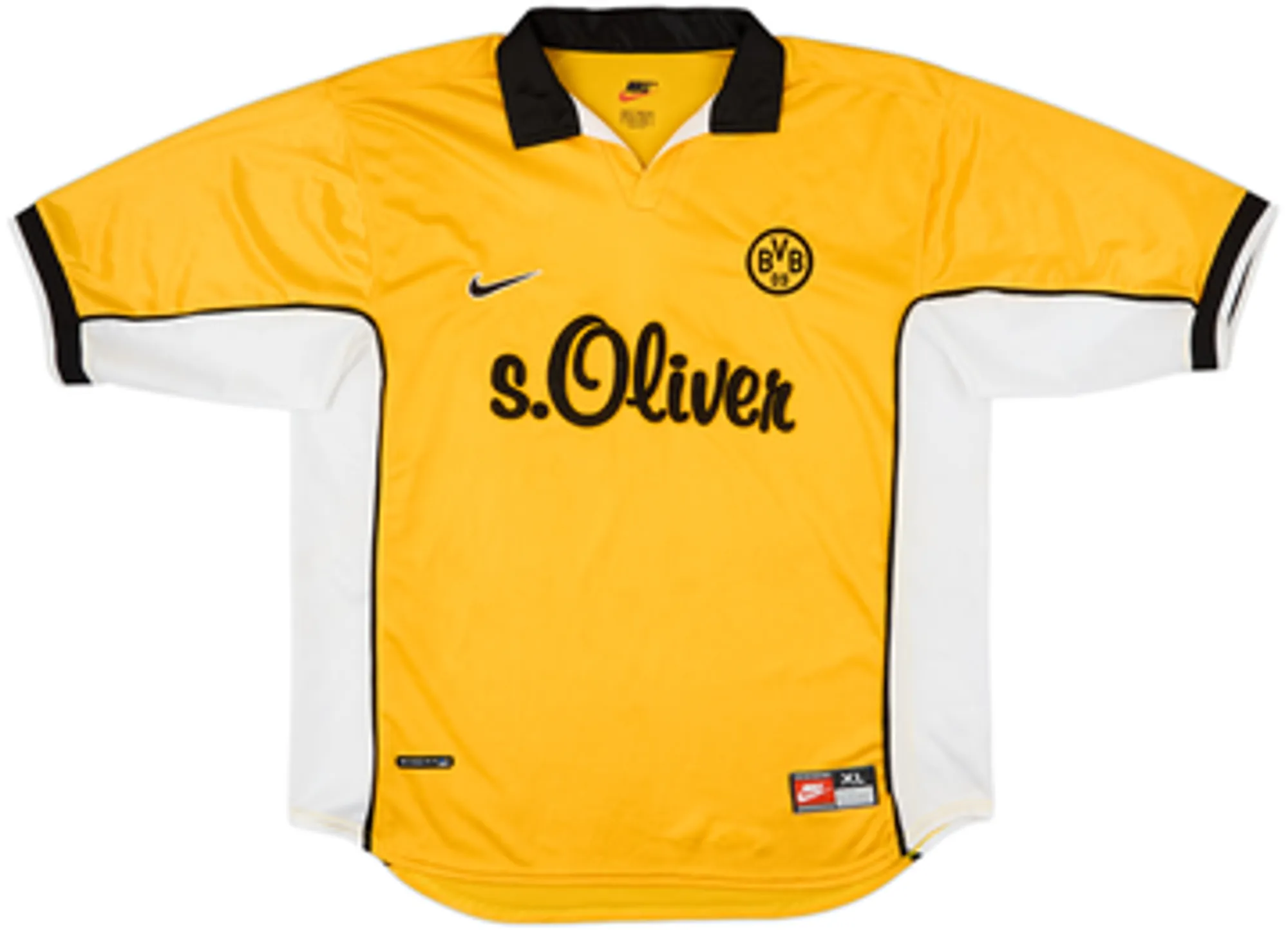 Nike Borussia Dortmund Mens SS Home Shirt 1998/00