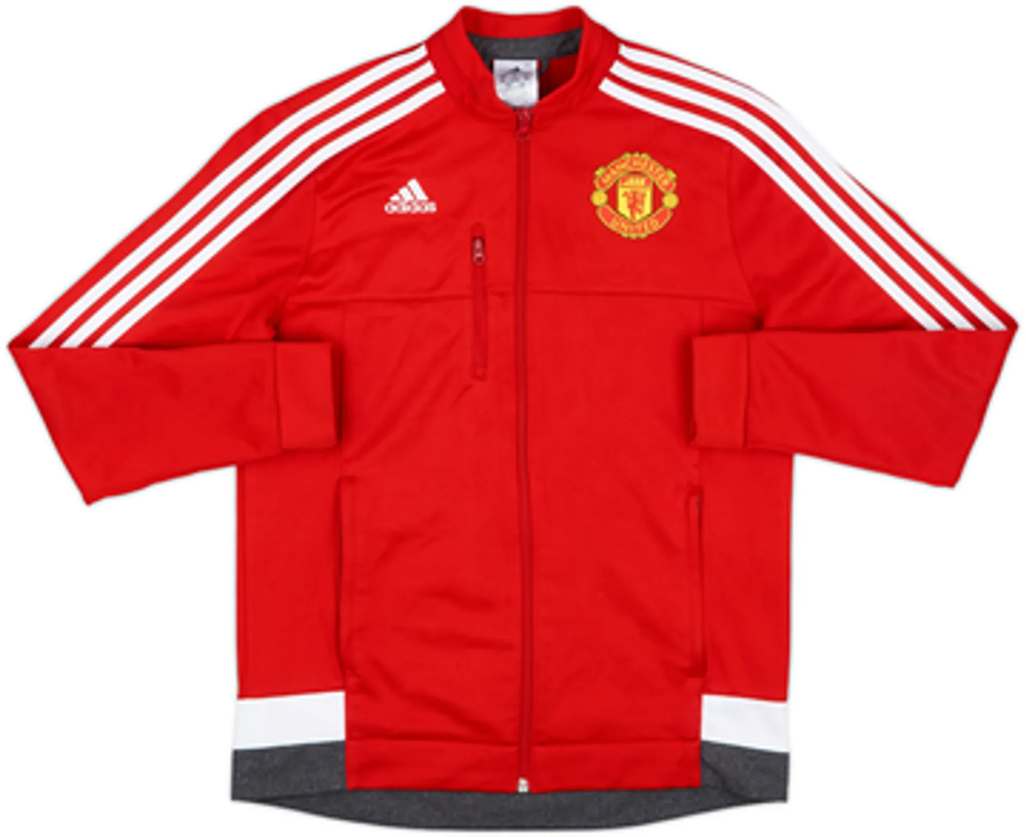 2015-16 Manchester United adidas Track Jacket - 8/10 - (L.Boys)