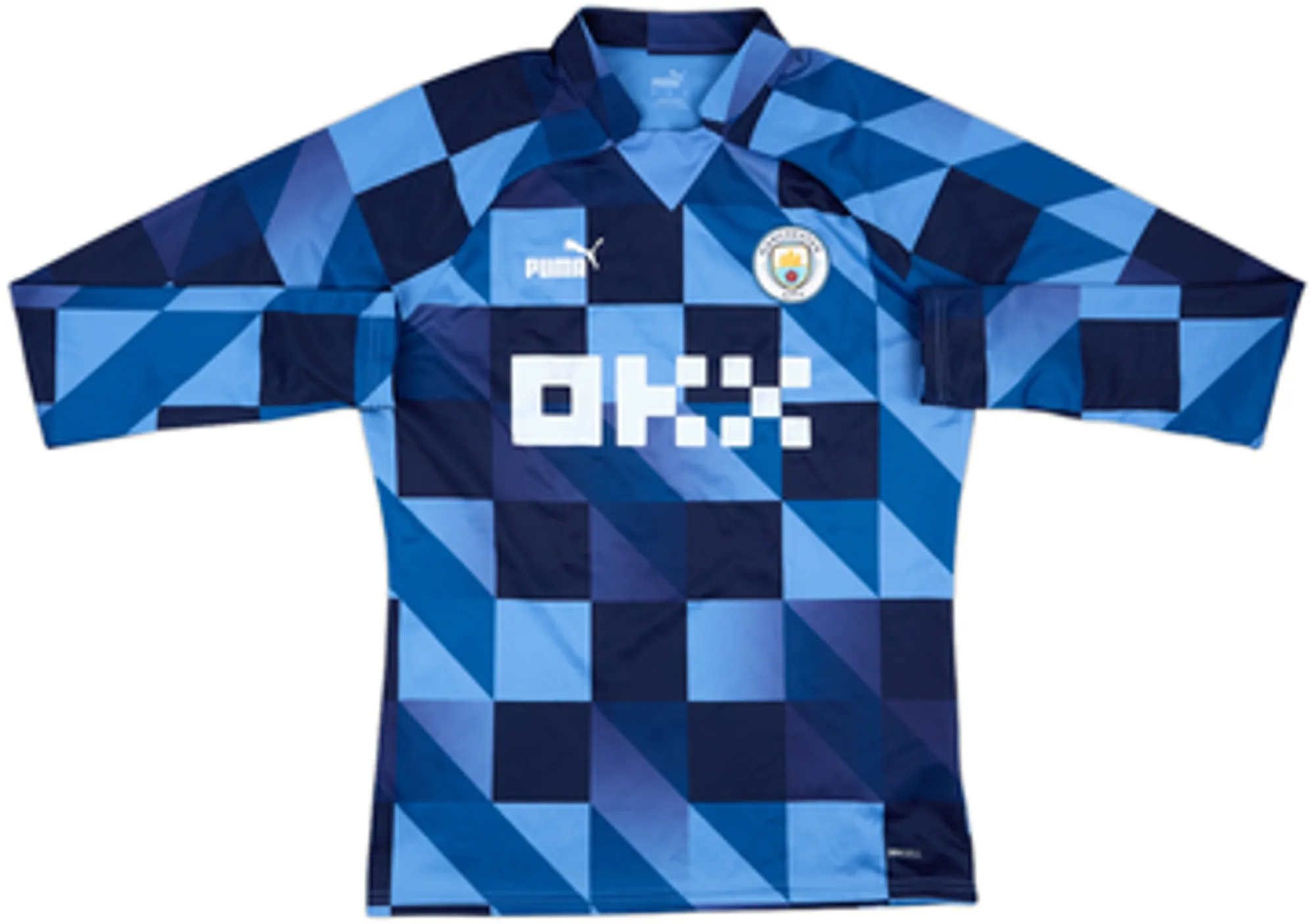 Puma Manchester City Mens SS Pre-Match Home Shirt 2022/23