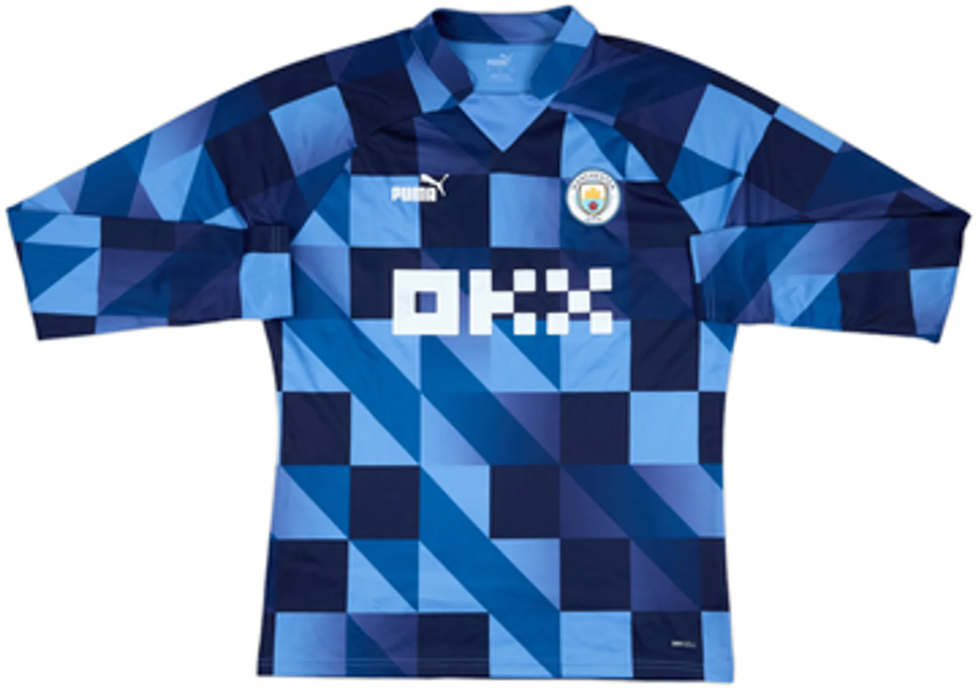 Puma Manchester City Mens SS Pre-Match Home Shirt 2022/23