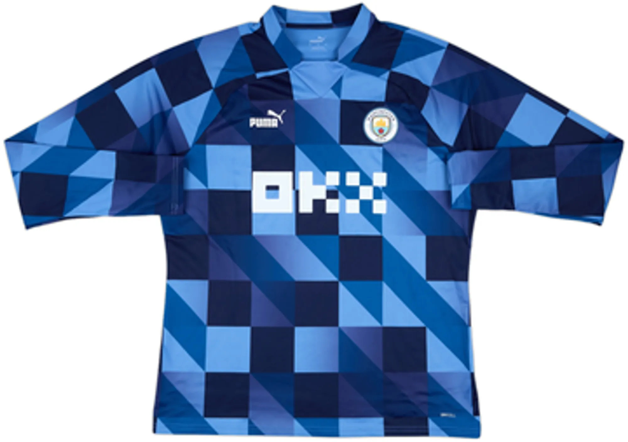 Puma Manchester City Mens SS Pre-Match Home Shirt 2022/23