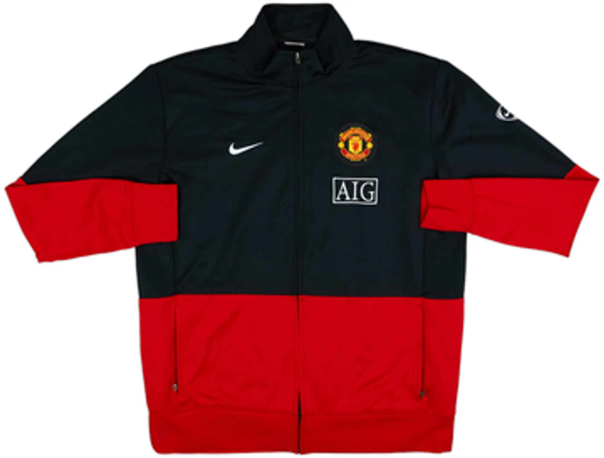 2009-10 Manchester United Nike Track Jacket - 8/10 - (XL)