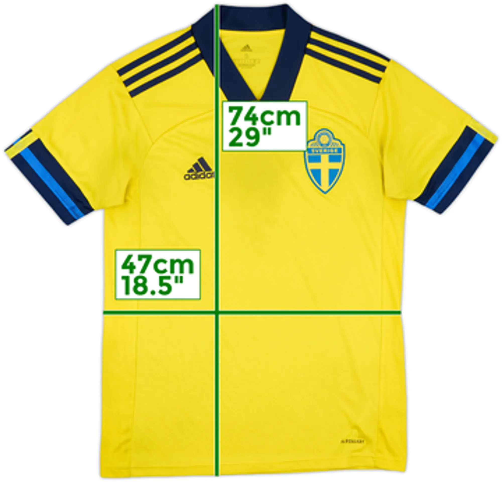 adidas Sweden Mens SS Home Shirt 2020