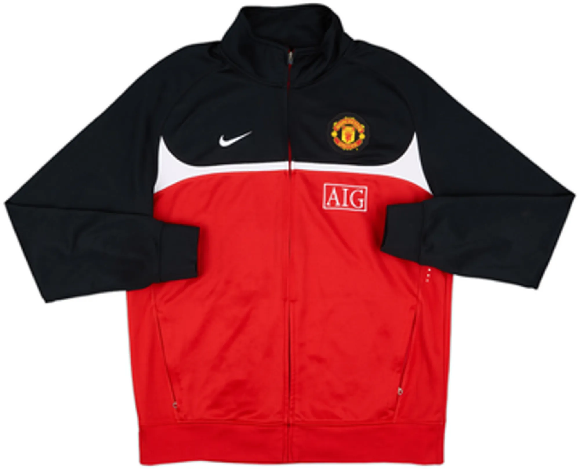 2010-11 Manchester United Nike Track Jacket - 8/10 - (XL)