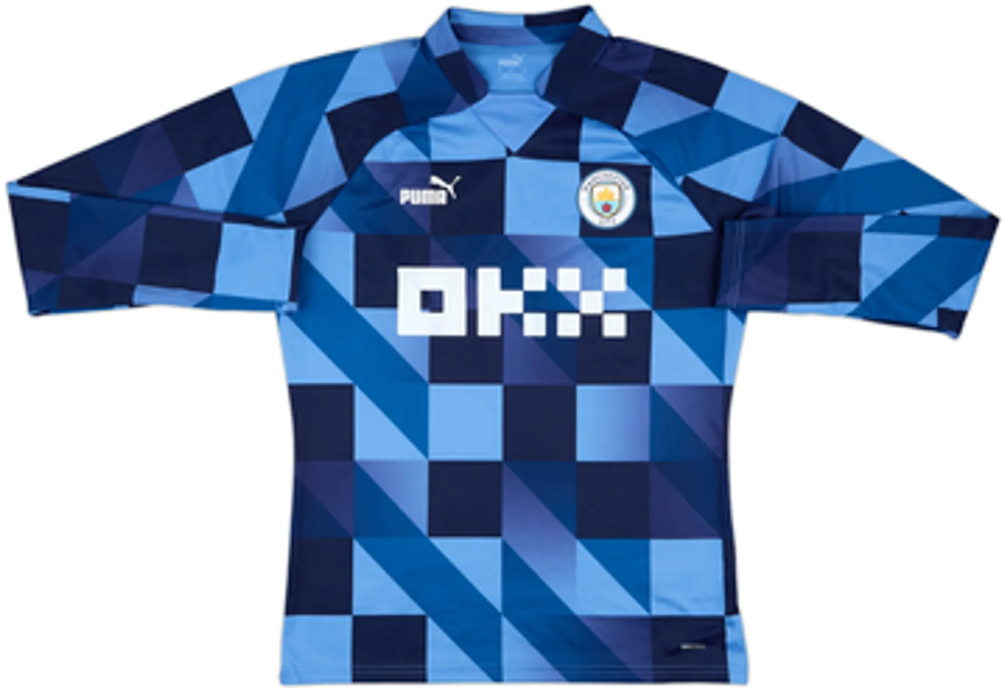 Puma Manchester City Mens SS Pre-Match Home Shirt 2022/23